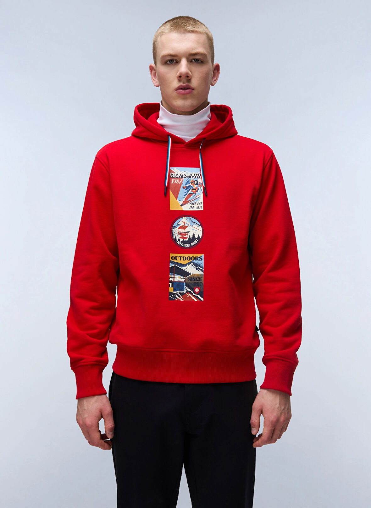 Napapijri Sweatshirt, M, Kırmızı