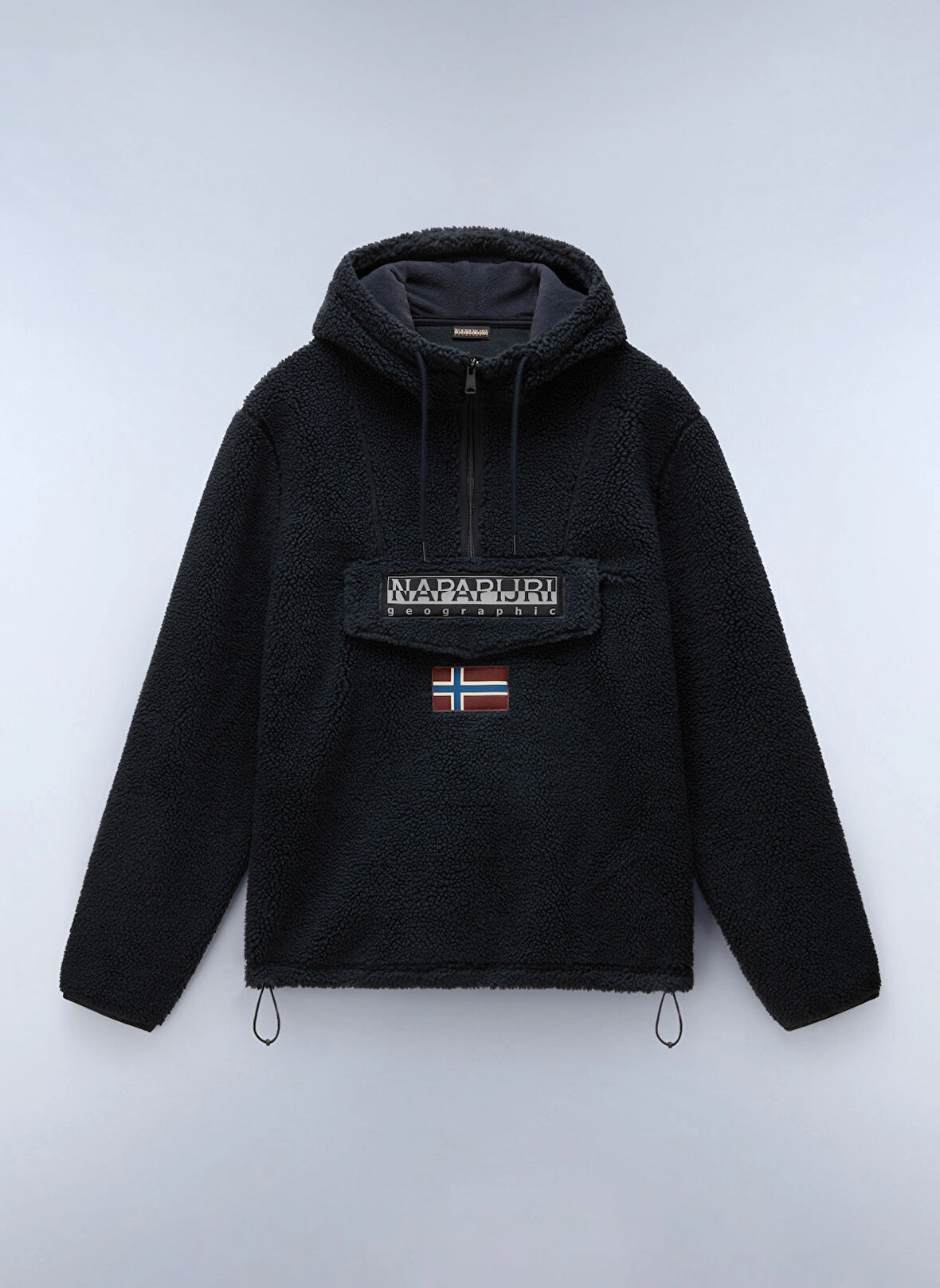Napapijri Siyah Erkek Mont NP0A4I5D0411_T-BURGEE CURLY
