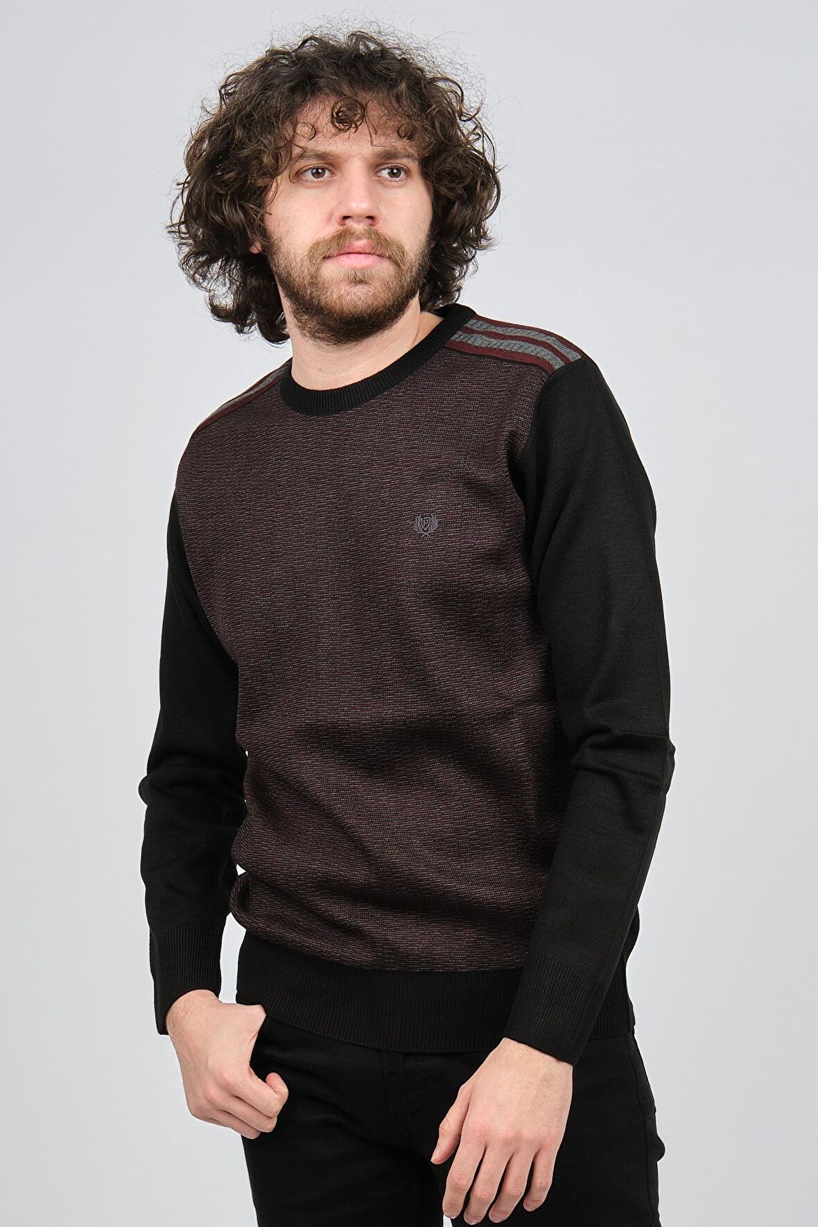 Pelikan Erkek Bisiklet Yaka Kazak 1577324 Siyah