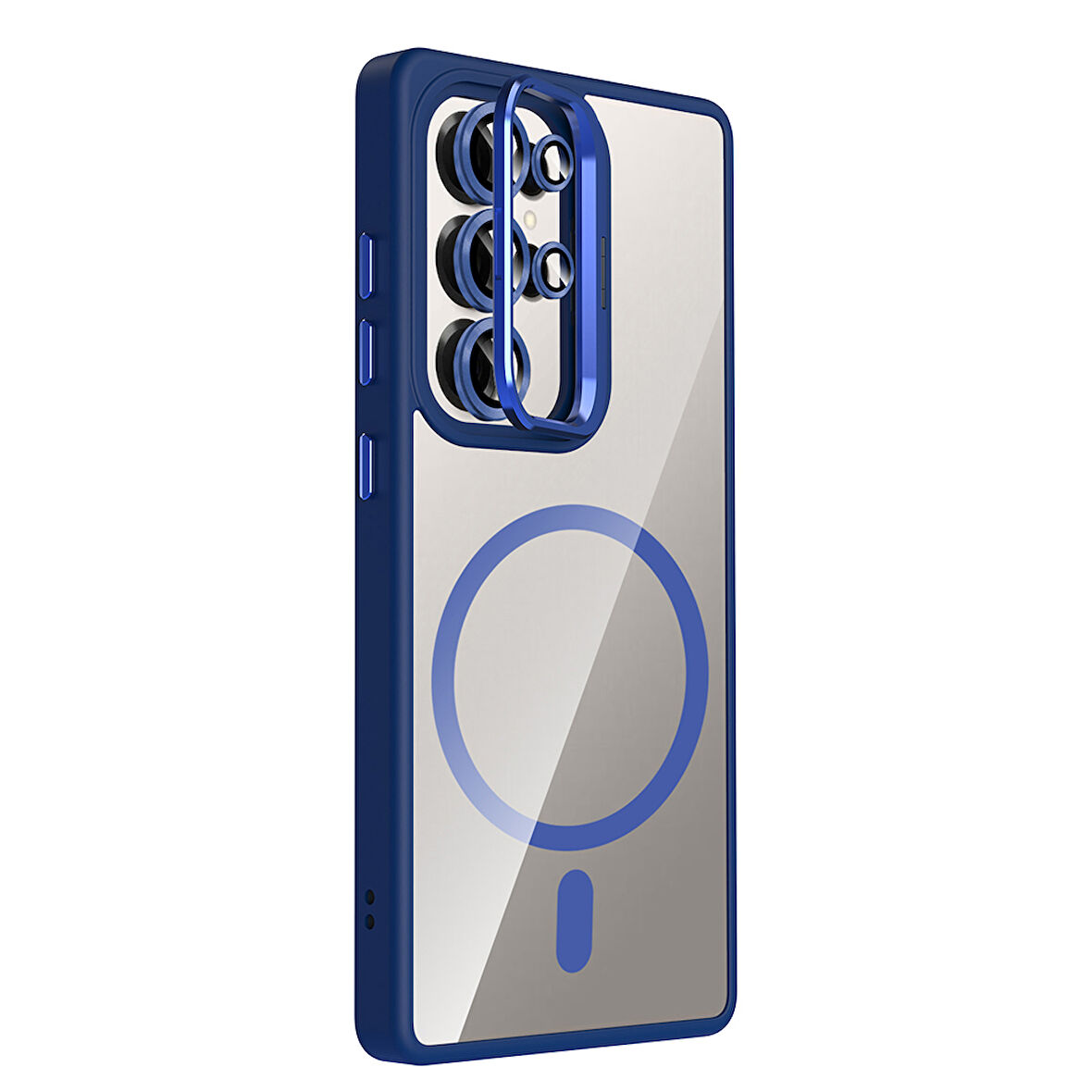 Gpack Samsung Galaxy S25 Ultra uyumlu Kılıf Standlı M-Safe Özellikli Etro Kapak  Lens Koruma