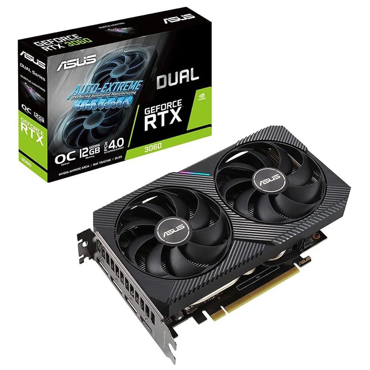 Asus RTX 3060 DUAL-RTX3060-O12G-V2 192 Bit GDDR6 12 GB Ekran Kartı