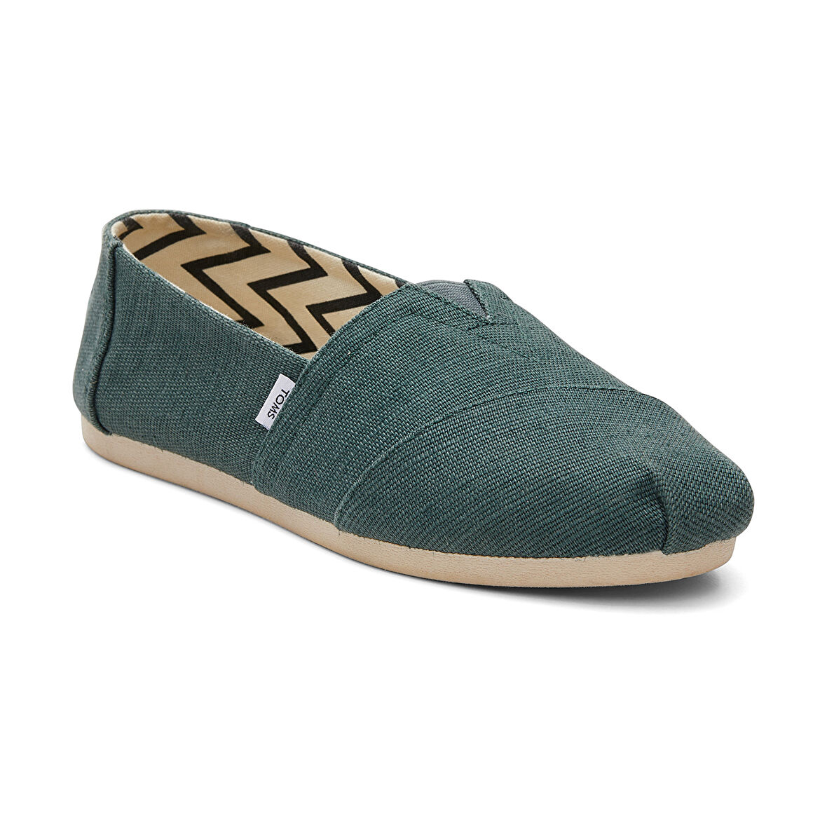Kadın Espadril / Keten 10017719 Toms ALPARGATA CLASSIC Green