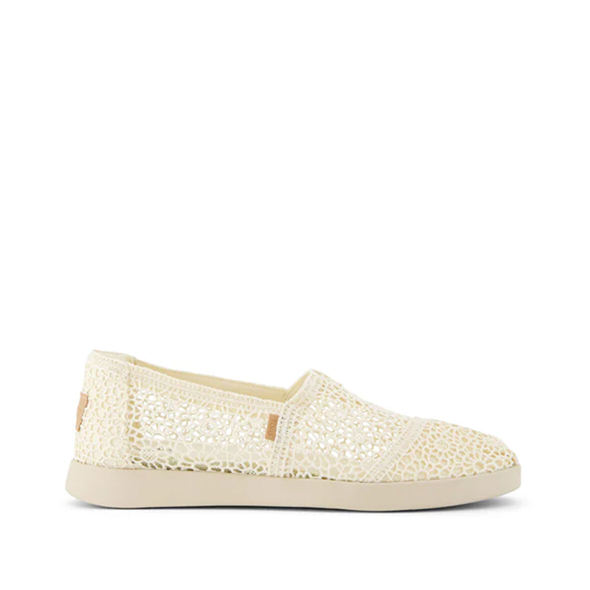 Kadın Espadril / Keten 10021570 Toms ALPARGATA PLUS  Moroccan Crochet Natural