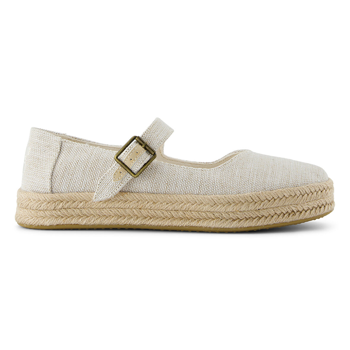 Kadın Espadril / Keten 10021878 10021863 10021873 Toms Carolina MaryJane Espadrille
