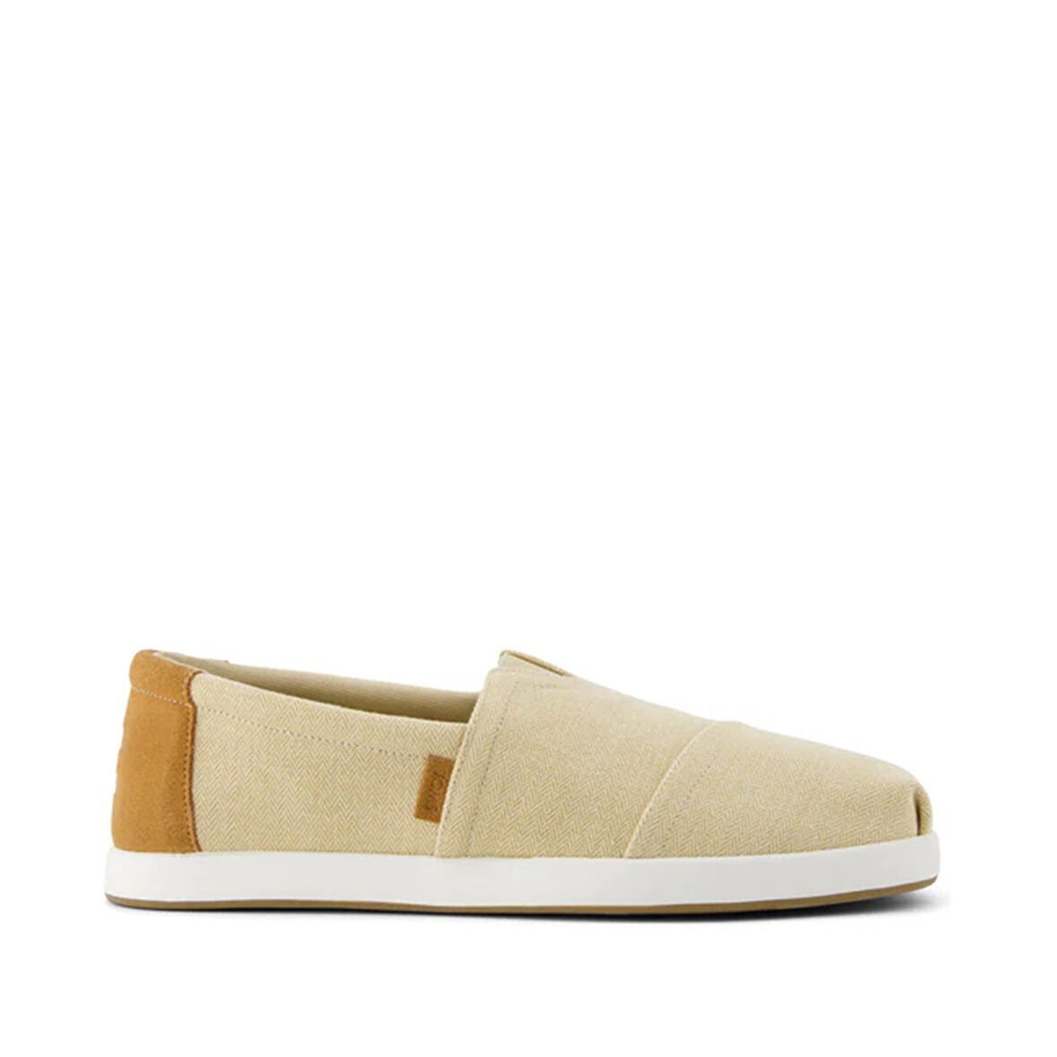 Erkek Espadril / Keten 10021898 10021895 Toms Alp FWD Almond Herringbone Canvas