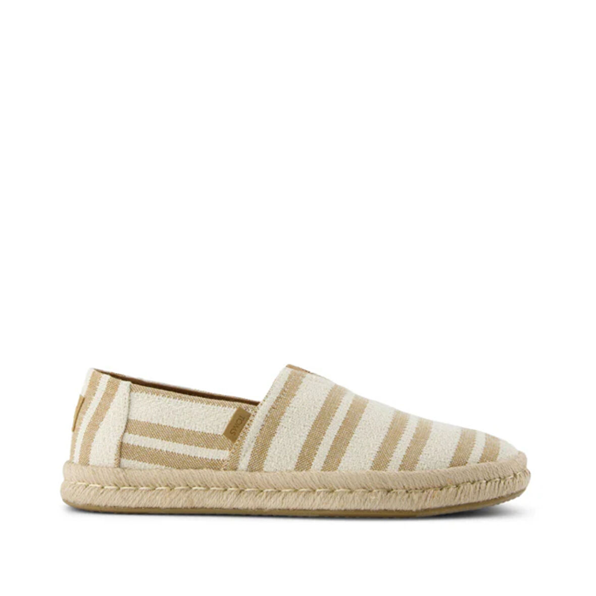 Erkek Espadril / Keten 10021900 Toms Alpargata Rope 2.0 toffee beach stripe