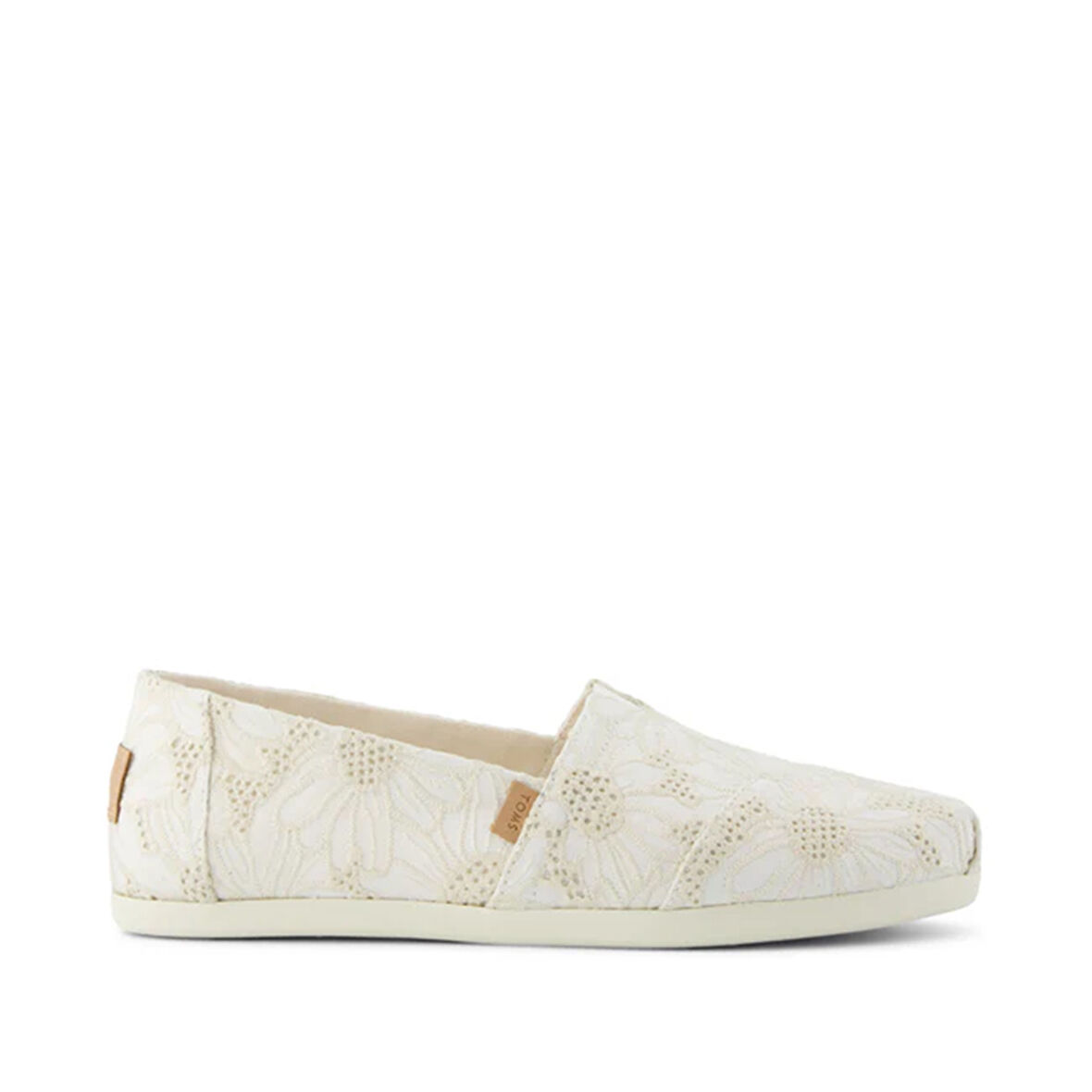 Kadın Espadril / Keten 10021888 10021932 Toms Alpargata Classic Oversized Floral Eyelet