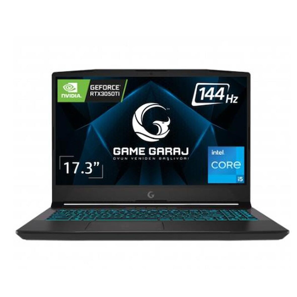 Game Garaj Garaj Slayer-5XL-3050Ti C3 Dahili Ekran Kartı Nvidia GeForce RTX 3050 Ti Intel Core i5 12500H 32 GB DDR4 1 TB 17.3 inç Full HD Freedos Notebook Dizüstü Bilgisayar