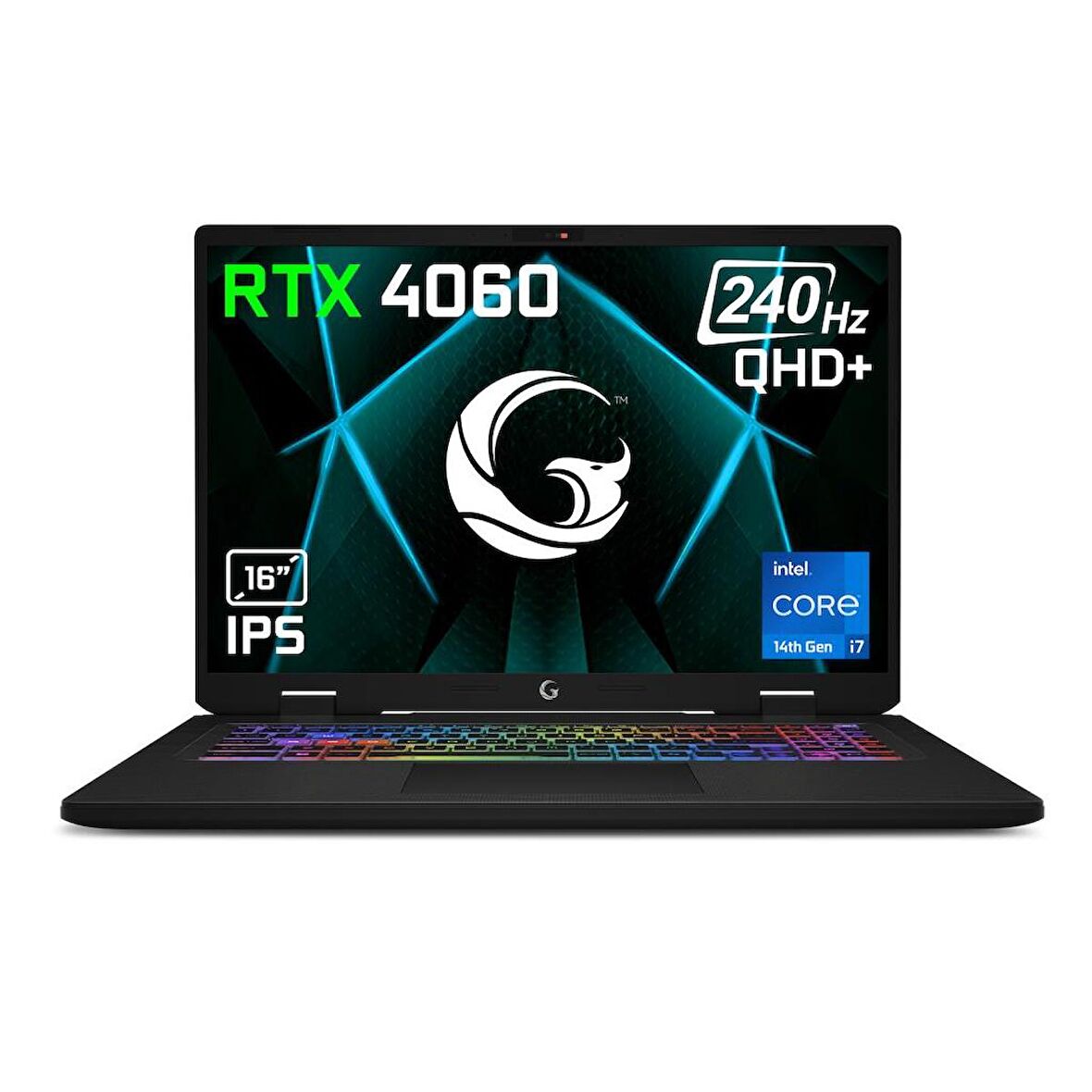 Game Garaj Slayer4 7-4060 C4 Intel Core i7 14700HX 64GB RAM 2TB SSD RTX4060 16" QHD 240Hz IPS FreeDOS Dizüstü Bilgisayar + Çanta