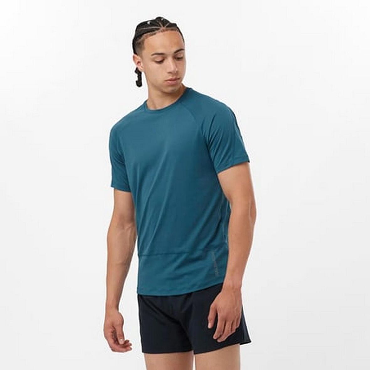 Salomon LC2194600 Cross Run Ss Tee M Erkek Tişört