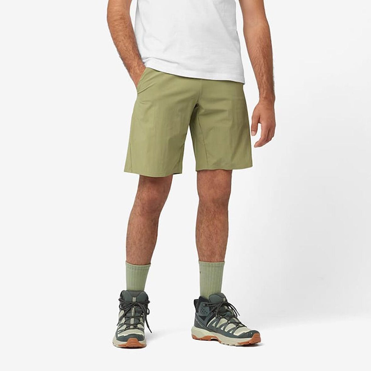 Salomon WAYFARER EASE SHORTS M Haki Erkek Şort