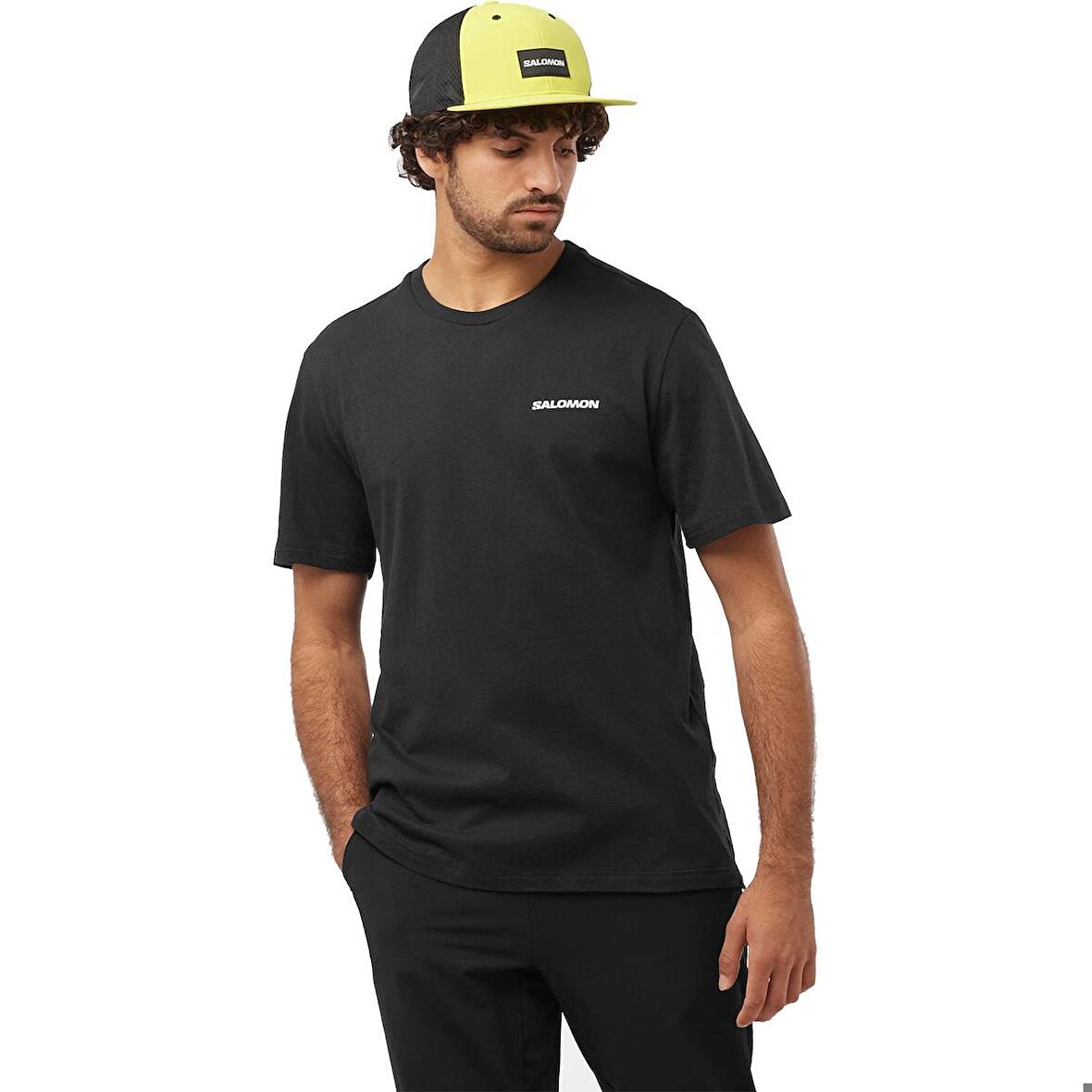 Salomon GRAPHIC PERF SS TEE M SİYAH Erkek Tshirt