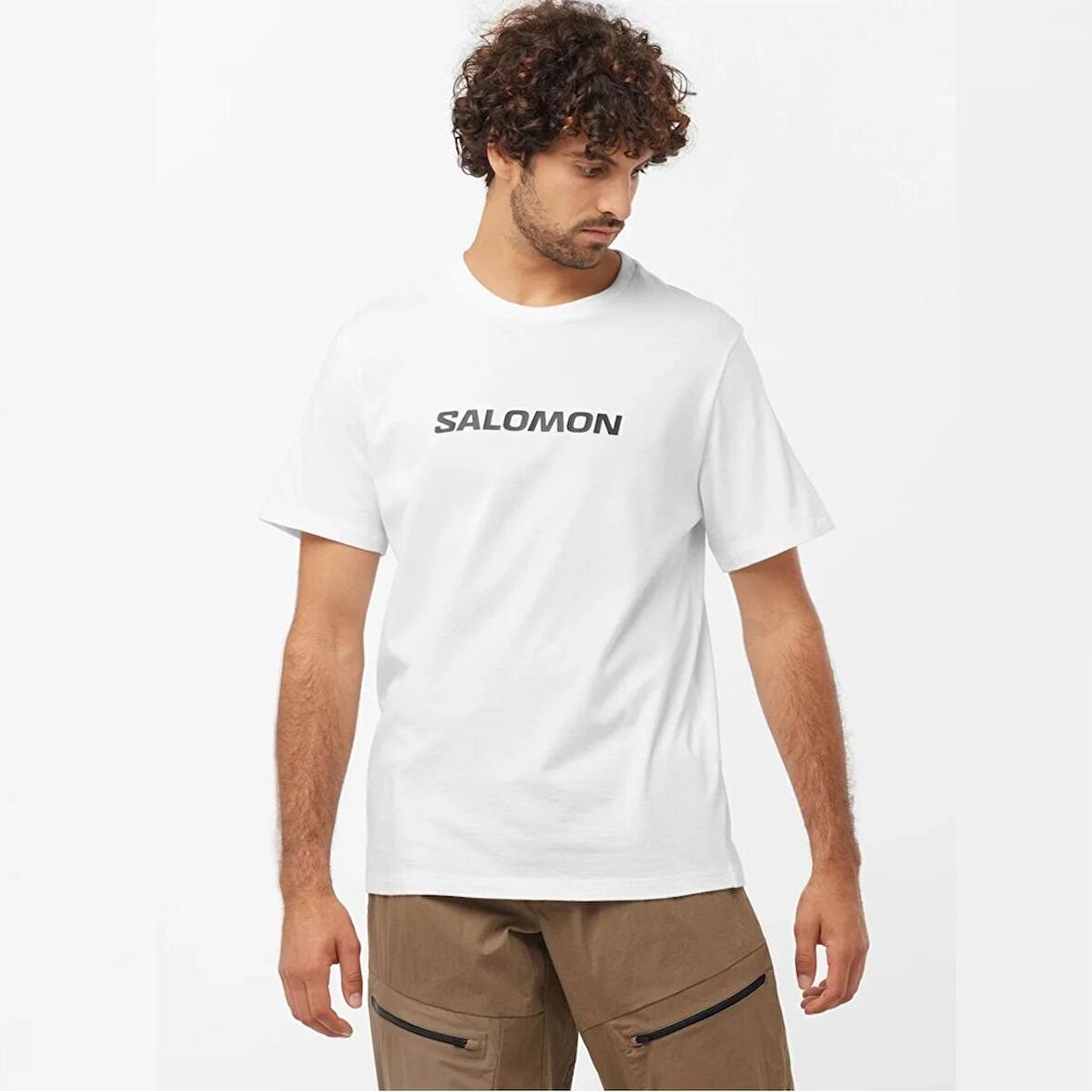 Salomon Erkek Tişört Salomon Logo Performance