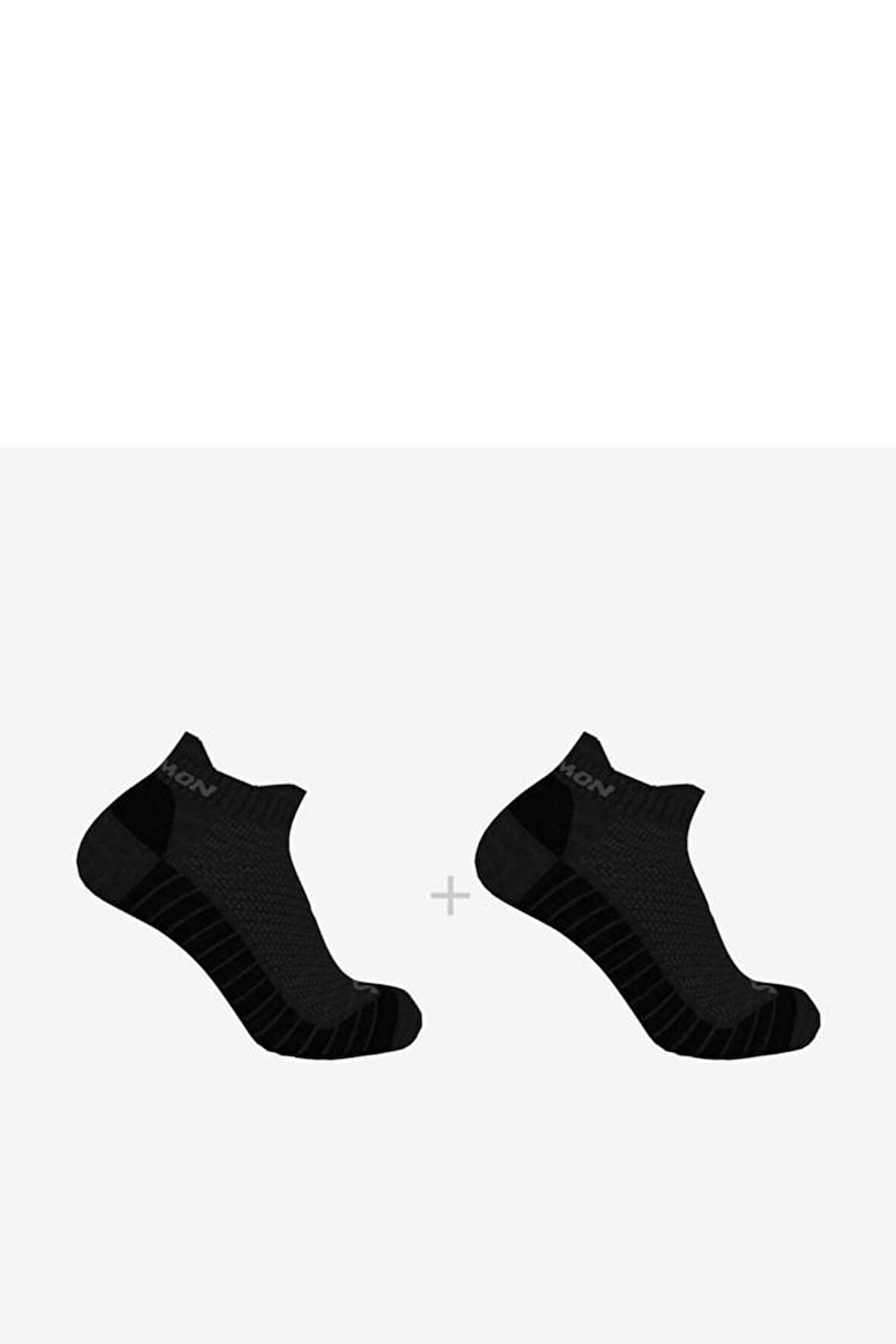Salomon Aero Ankle 2-Pack Lc2256700 Çorap  - Siyah