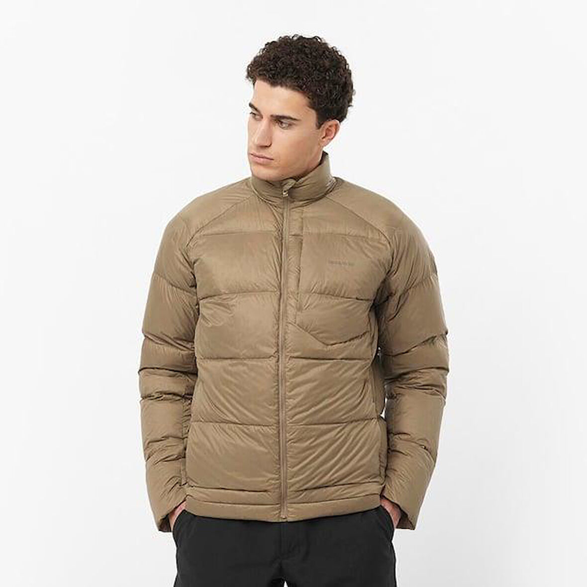 Salomon LC2281800 Outline Down Jacket M Shitake Erkek Outdoor Ceket