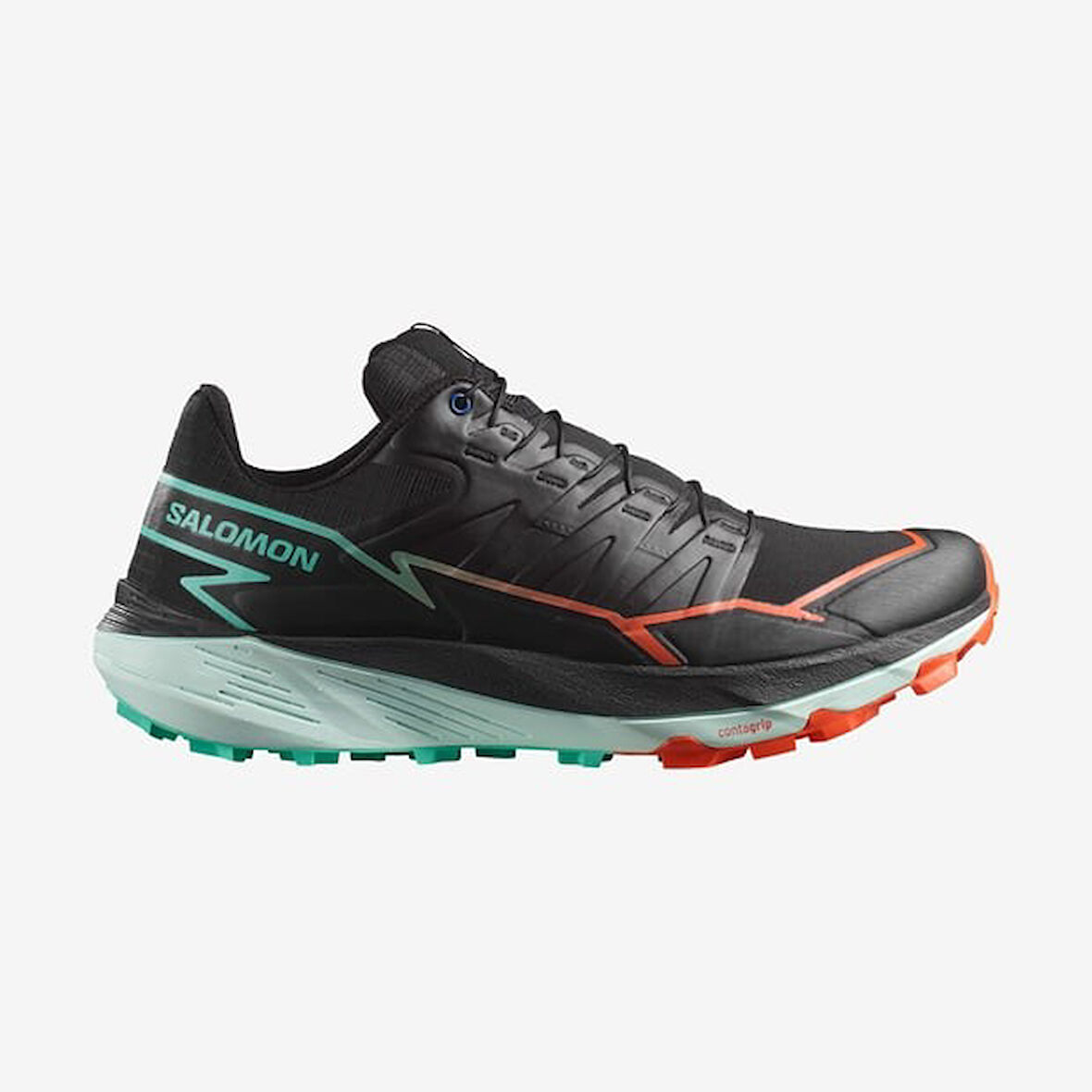 Salomon 475609 Thundercross Black/Cherry Tomato/Electric Green Erkek Outdoor Ayakkabı