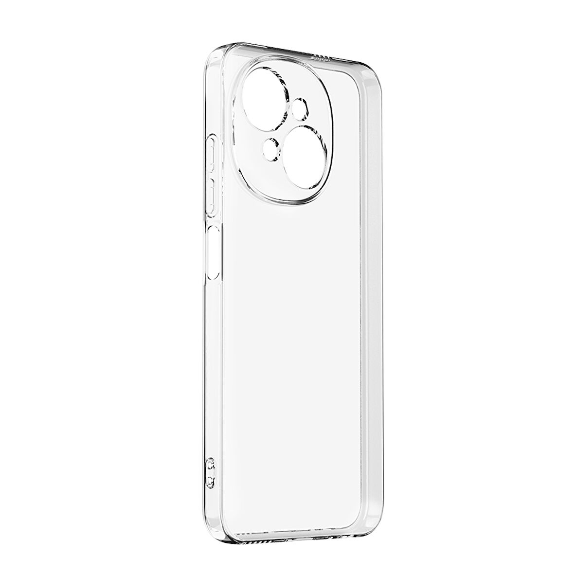 Gpack Tecno Spark Go 1 uyumlu Kılıf Süper Silikon Kamera Korumalı Şeffaf