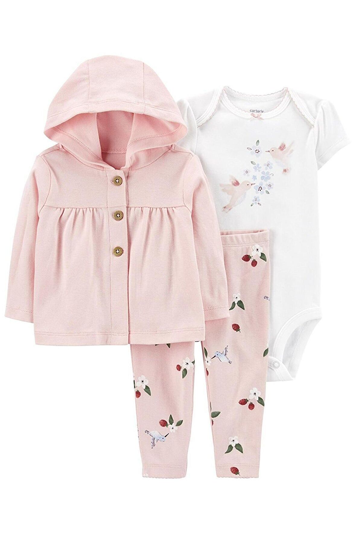 Carter's Kız Bebek Hırkalı Set 1n678610 Pembe 358261-00307_R004