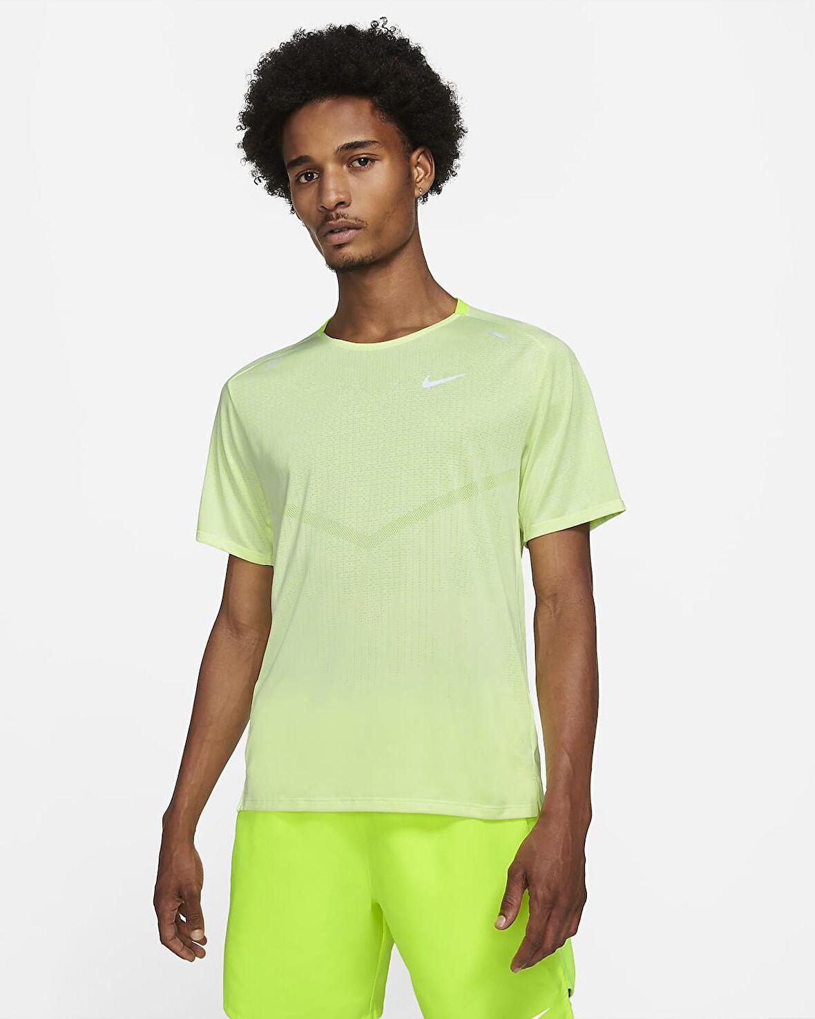 Nike Dri-Fit ADV Techknit Ultra Short-Sleeve Running Top Erkek Tişört