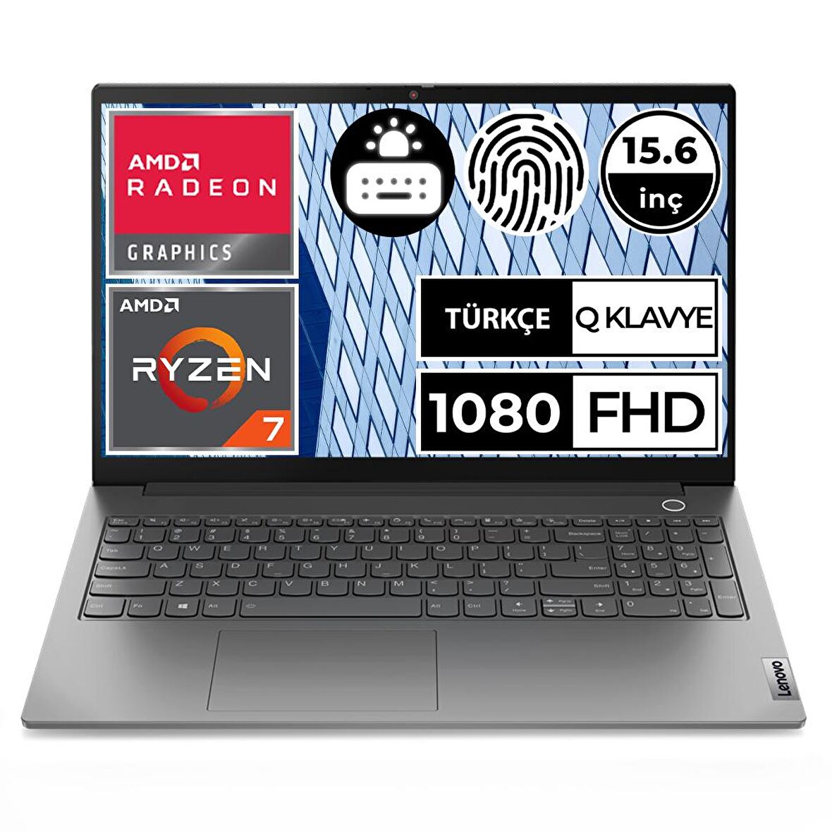 Lenovo Thinkbook 15 G3 Acl Amd Ryzen 7 5700U 8 GB 512 GB SSD Freedos 15.6" FHD Taşınabilir Bilgisayar 21A40037TX