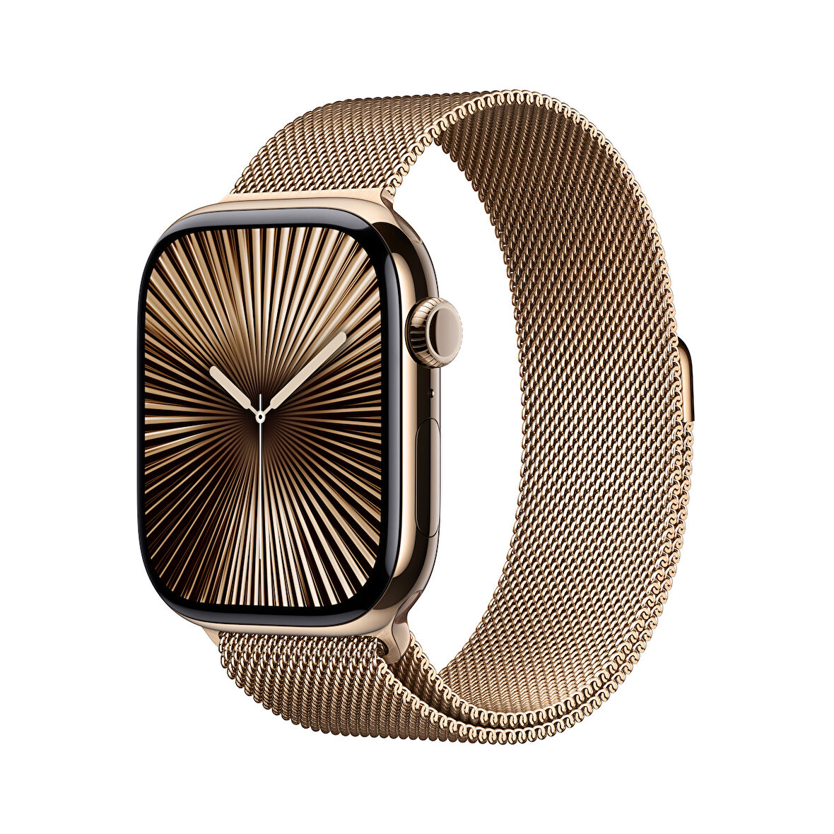 Apple Watch Series 10 GPS + Cellular 42 mm Altın Rengi Titanyum Kasa ve Altın Rengi Milano Loop (MX083TU/A)