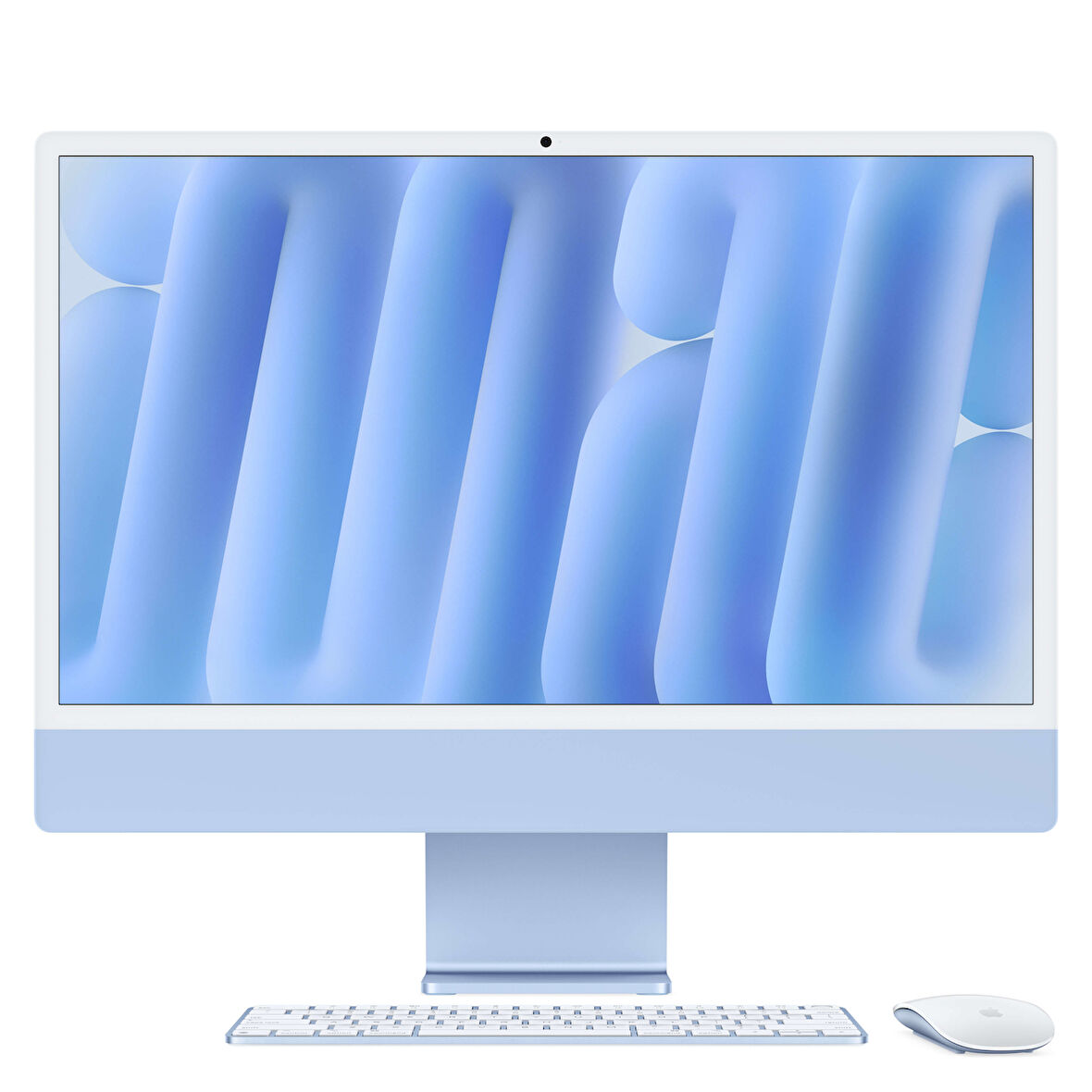 iMac 24 inç Retina 4.5K M4 çip 10 çekirdekli CPU ve 10 çekirdekli GPU 16GB 512GB SSD - Mavi (MWV33TU/A)