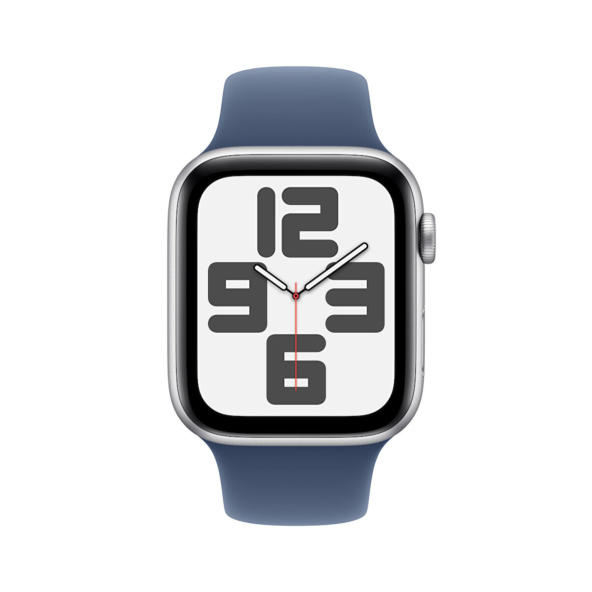 Apple Watch SE GPS 40 mm Gümüş Rengi Alüminyum Kasa ve Kot Rengi Spor Kordon - S/M (MXEC3TU/A)