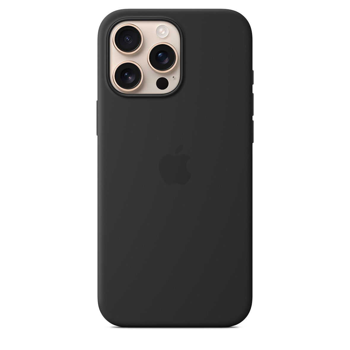 iPhone 16 Pro Max için MagSafe özellikli Silikon Kılıf - Siyah - (MYYT3ZM/A)