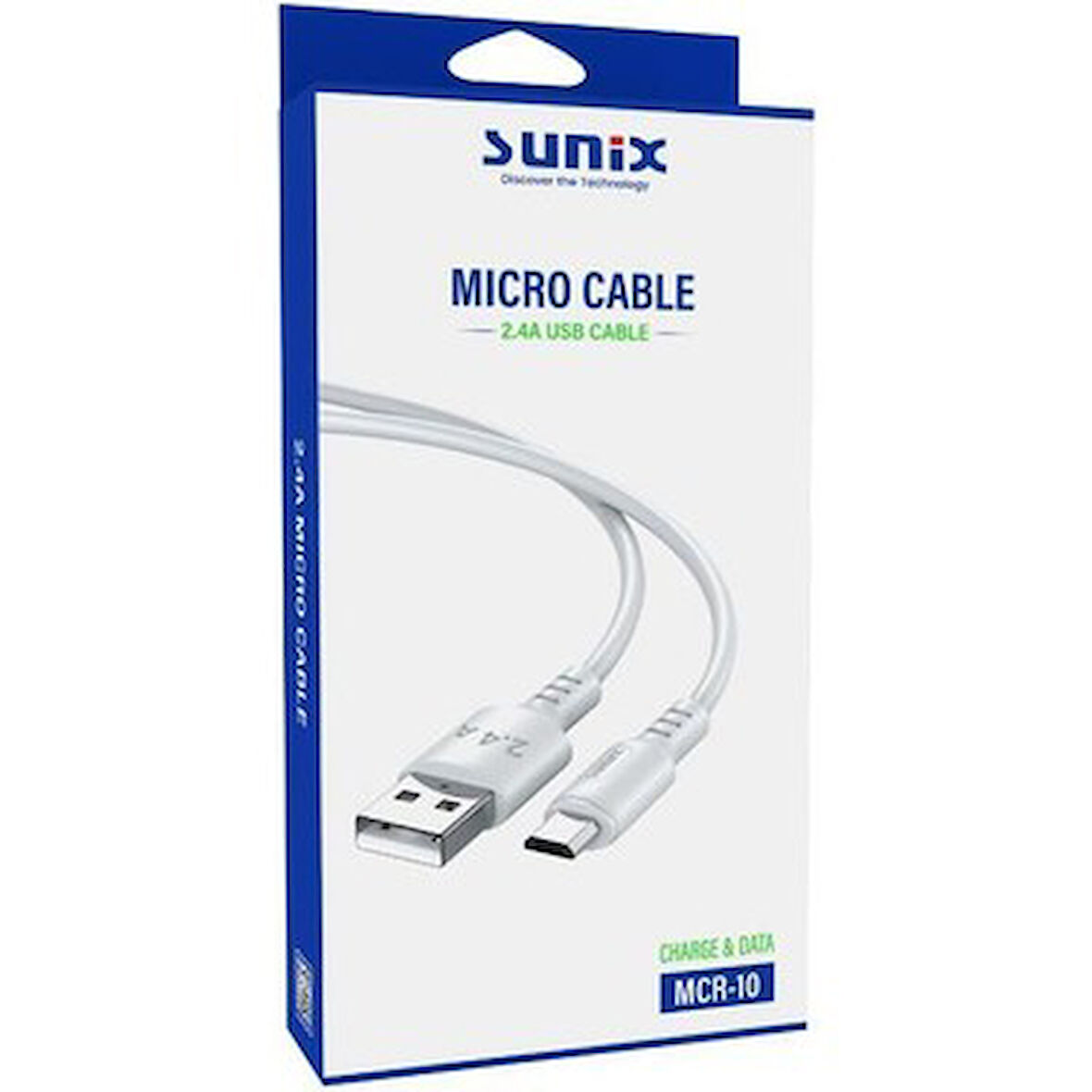SNX MCR10 2.4A MİCRO 1 METRE ŞARJ KABLOSU