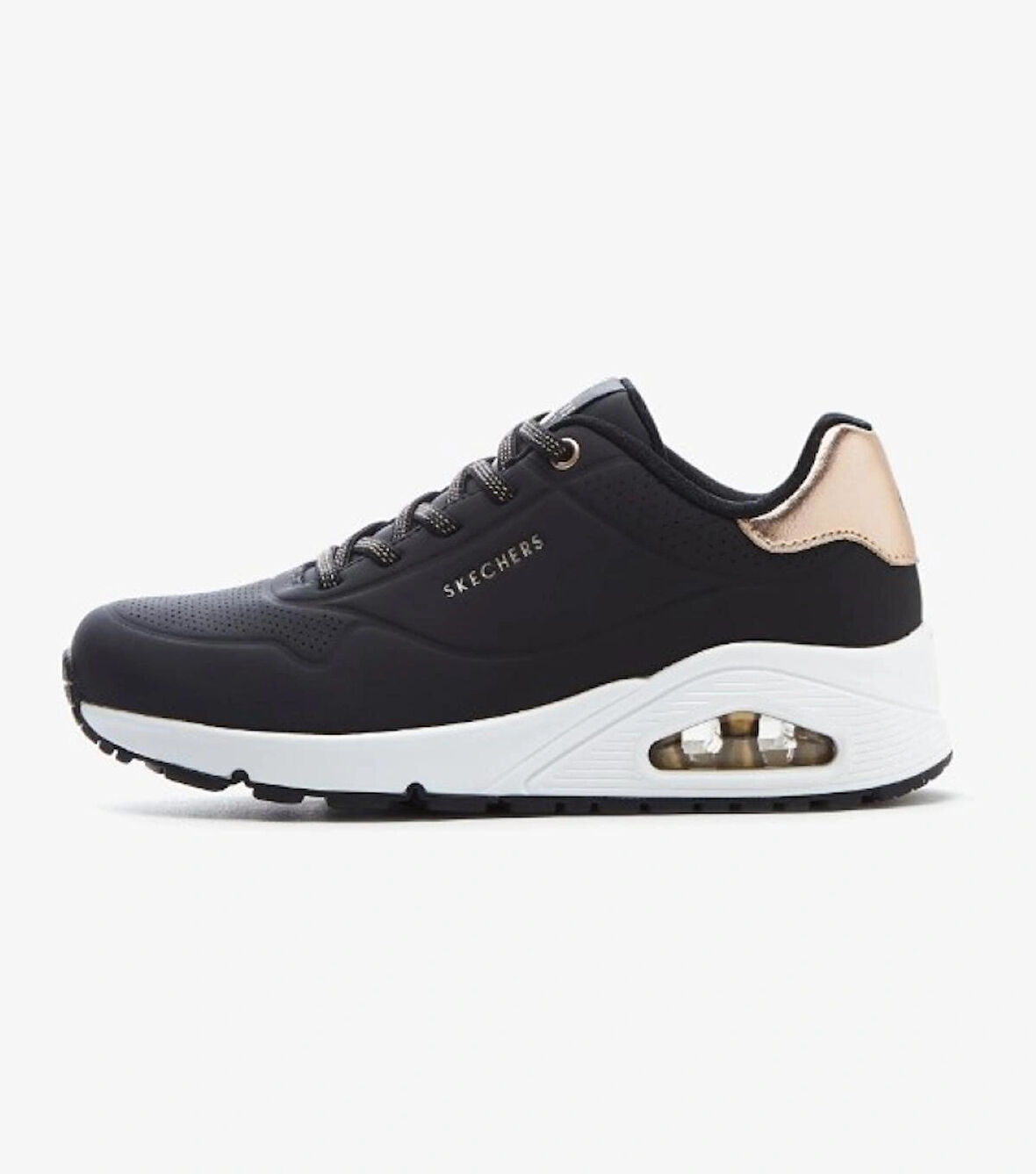 SKECHERS 155196 BLK KADIN SPOR AYKKABI