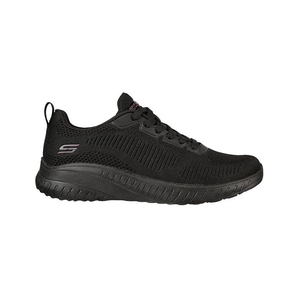 Skechers Bobs Squad Chaos - Face Off Kadın Siyah Spor Ayakkabı 117209 BBK