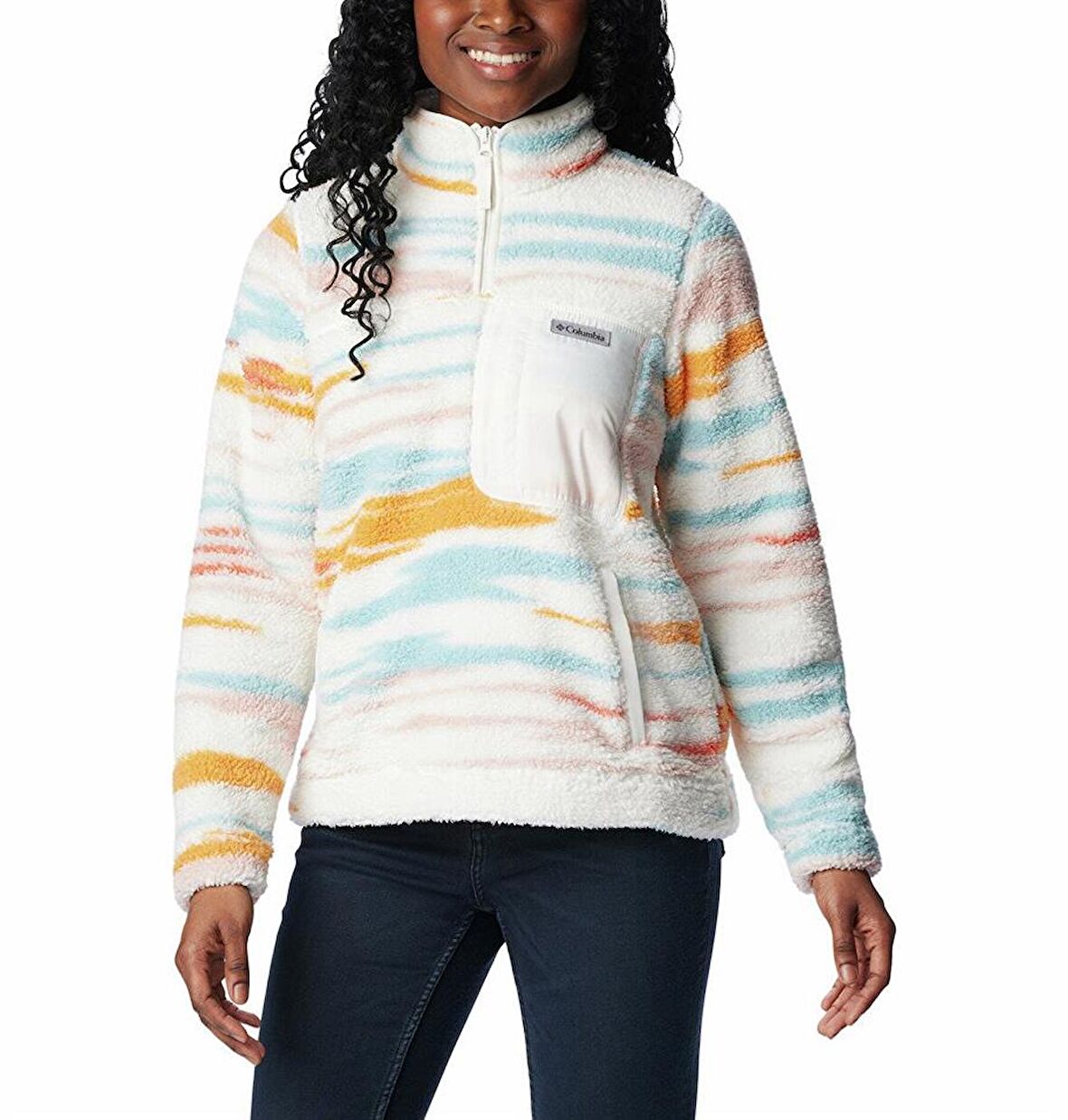 West Bend 1/4 Zip Pullover Kadın Polar Üst