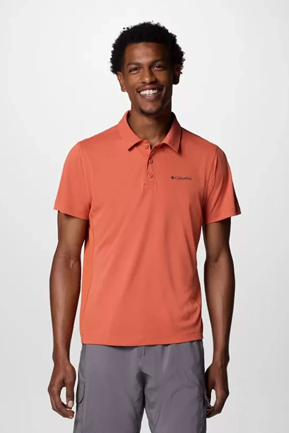 Erkek Zero Rules Kısa Kollu Polo T-Shirt - Kiremit | M