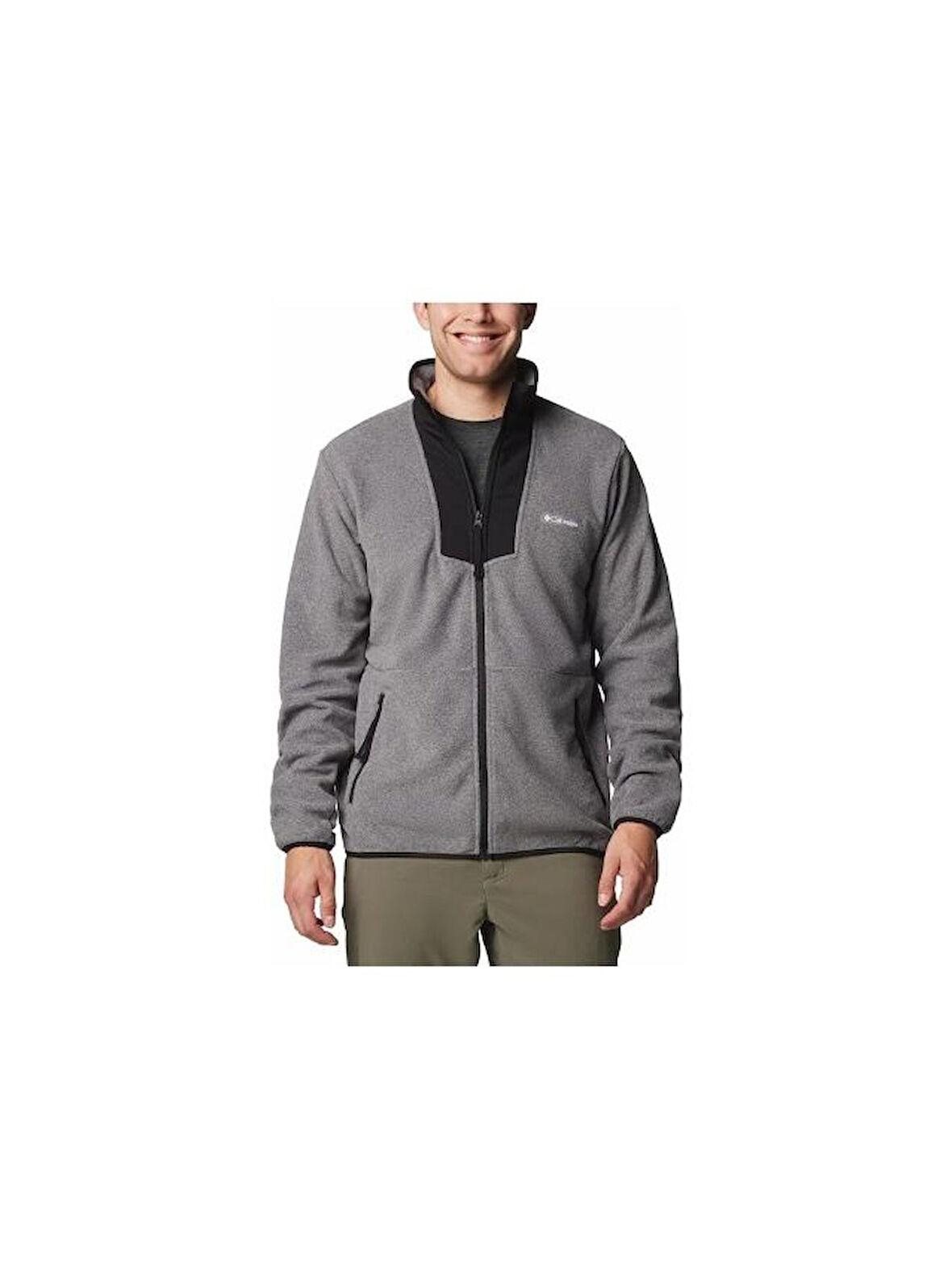 Columbia Sequoia Grove™ Full Zip Fleece Koyu Gri Melanj Erkek Outdoor Polar AM0596
