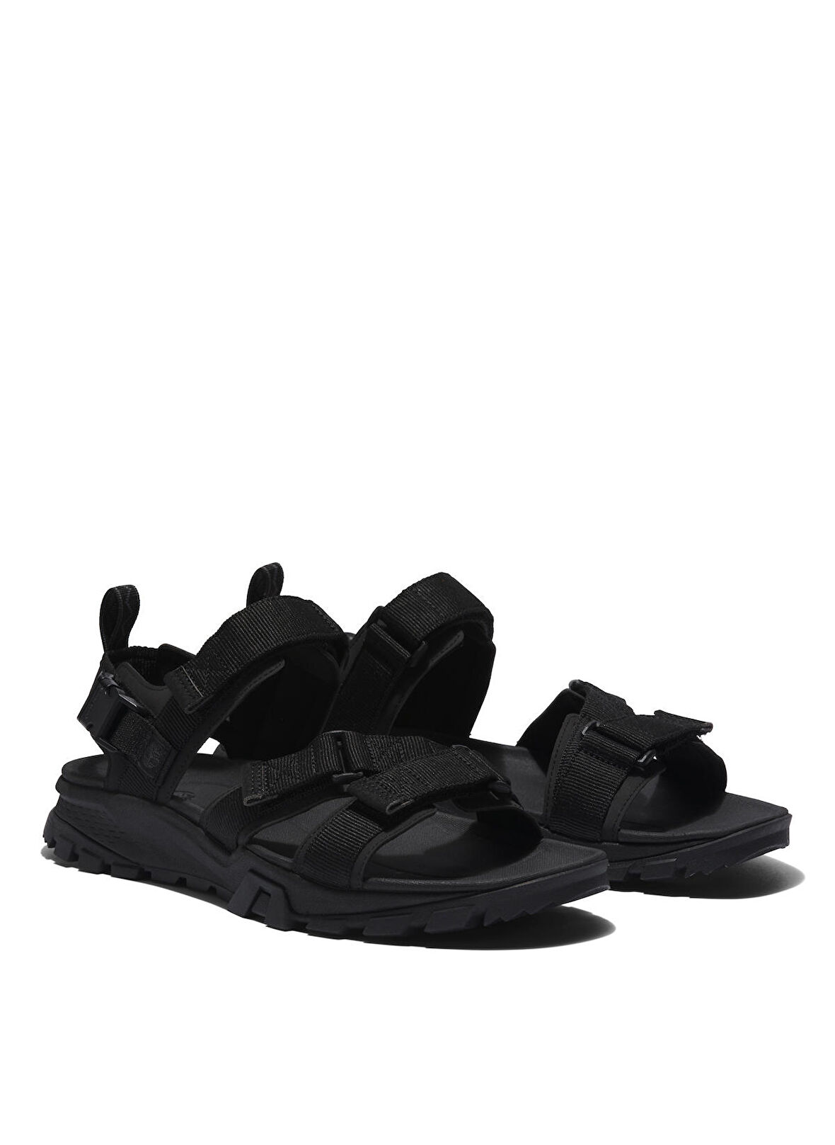 Timberland Siyah Erkek Sandalet TB0A2E4G0151 Garrison Trail Webbing