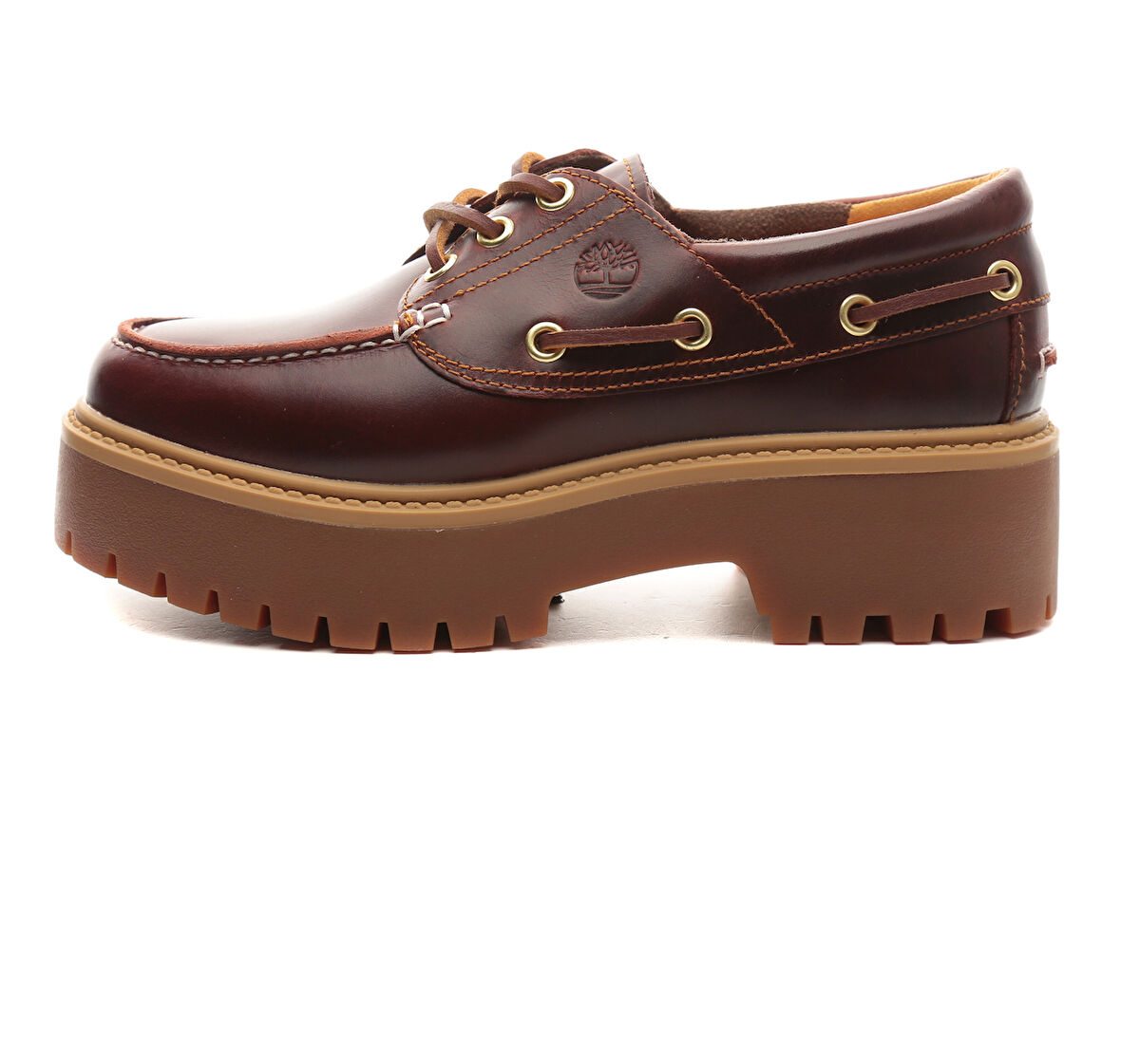 B0A2QDMD571-R Timberland Stone Street Boat Shoe Kadın Spor Ayakkabı Kahve