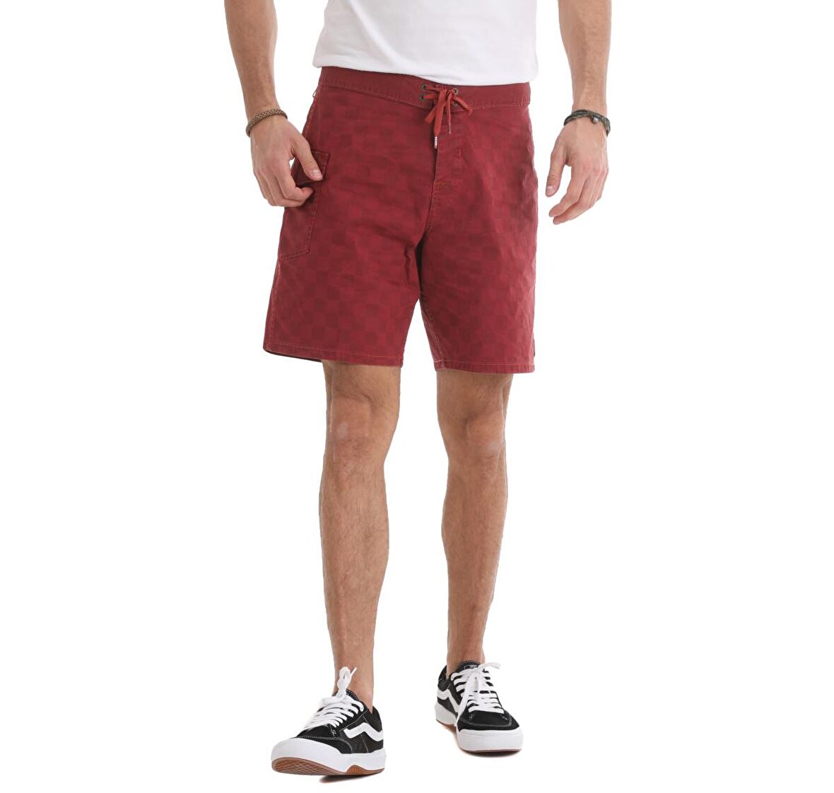 0A5FKUYTP1-R Vans Vıntage Cotton Boardshort Erkek Şort Ve Kapri Bordo