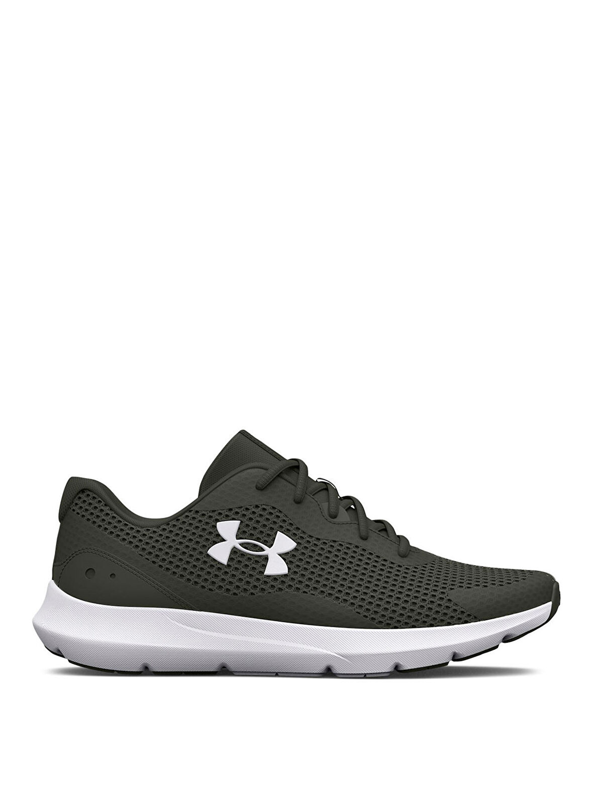 Under Armour Yeşil - Beyaz Erkek Koşu Ayakkabısı 3024883 UA Surge 3