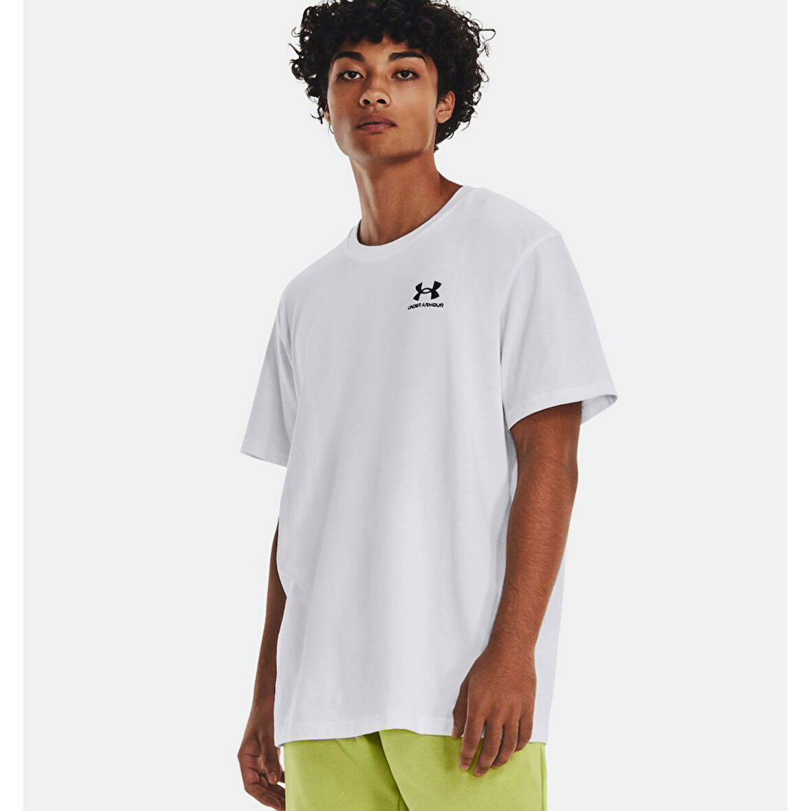 Under Armour Erkek Tişört Logo Emb Heavyweight