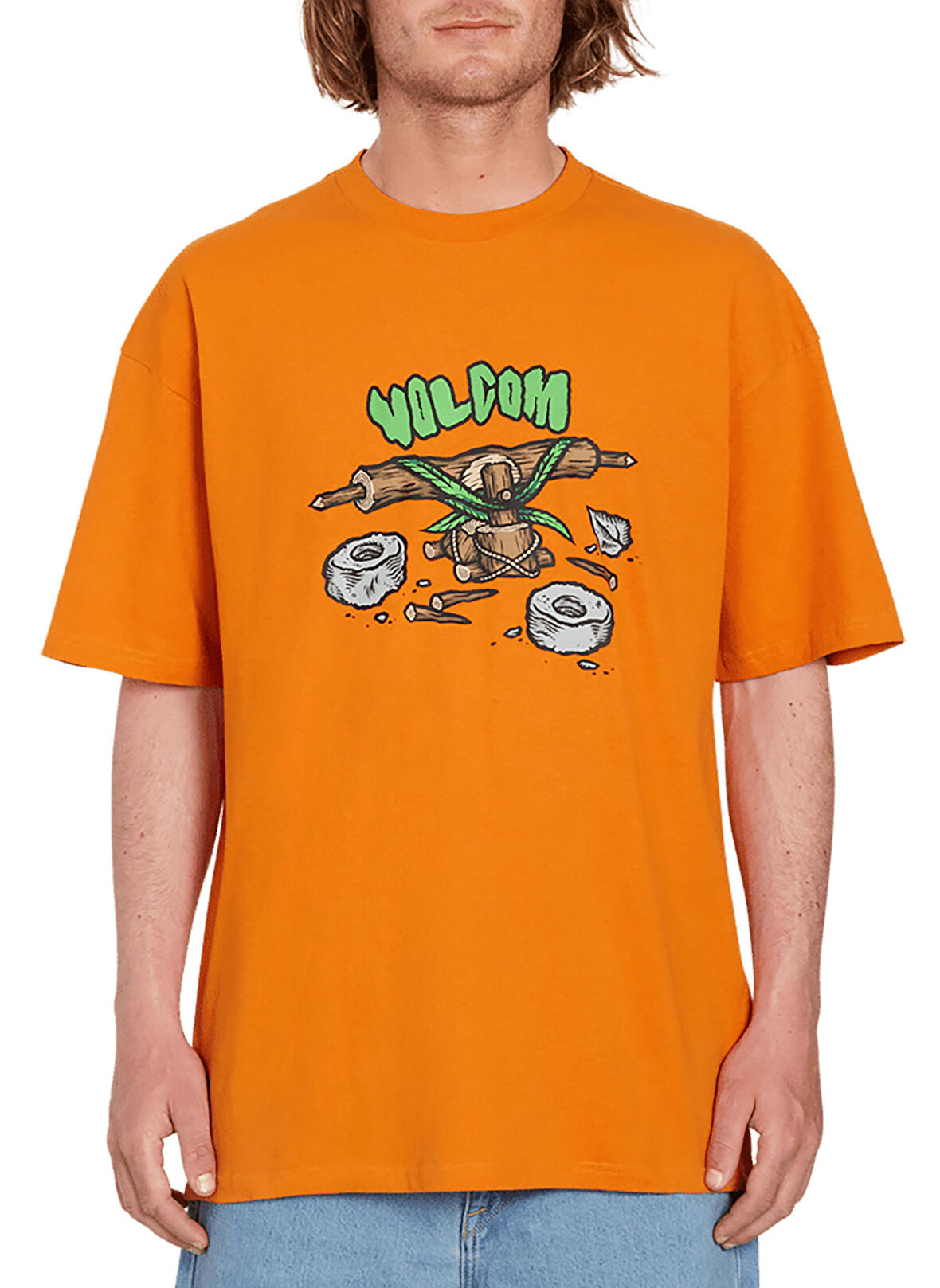 Volcom Turuncu Erkek T-Shirt A5212306_Volcom Fa Todd Bratrud Lse