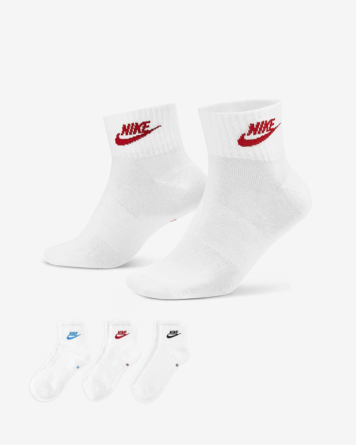 Nike U NK NSW EVERYDAY ESSENTIAL AN Renkli Erkek Çorap