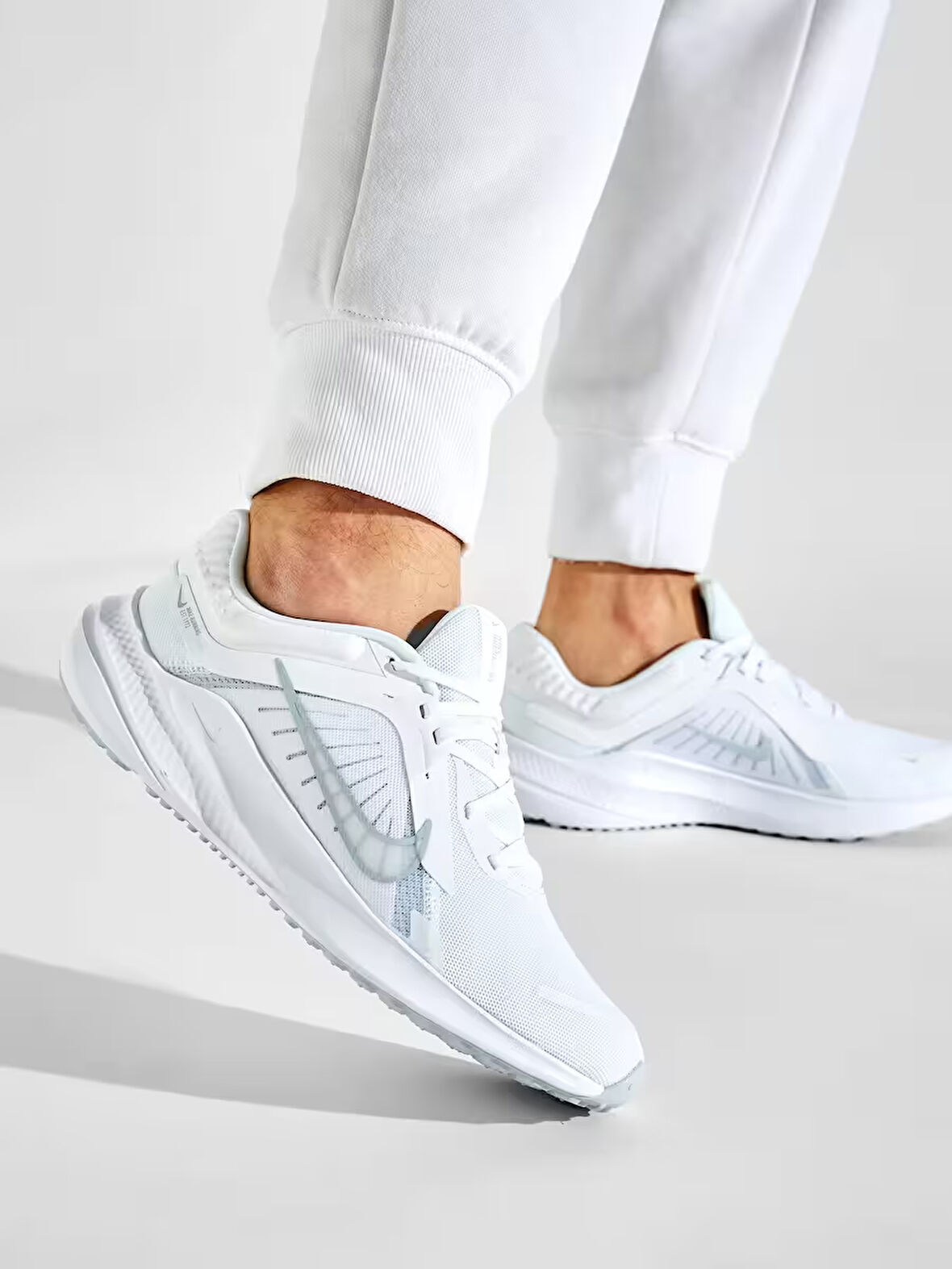 Nike Quest 5 Beyaz Erkek  Koşu Ayakkabısı-DD0204-100