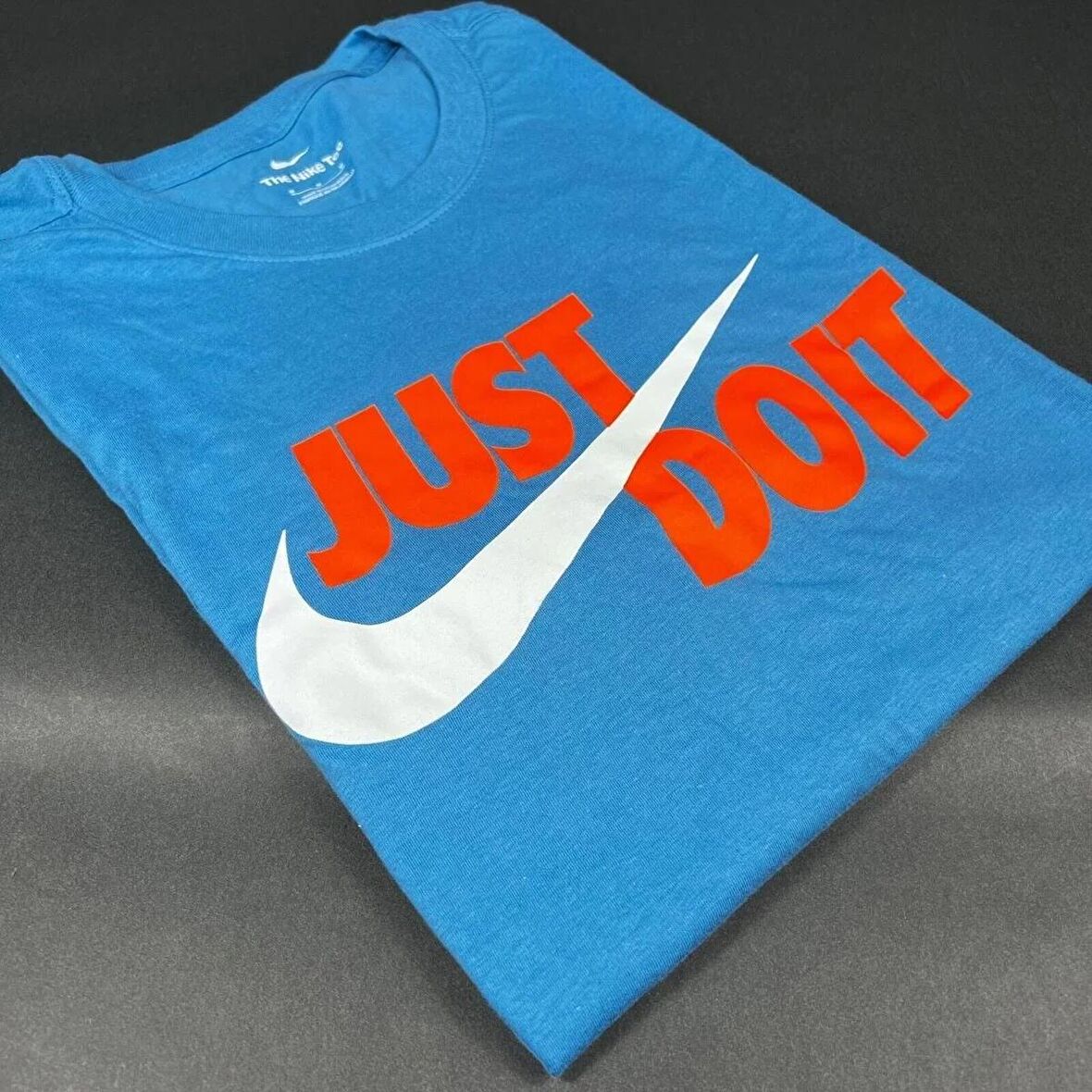 NIKE JUST DO IT LOGO AÇIK MAVİ ERKEK TSHIRT DX1989-469