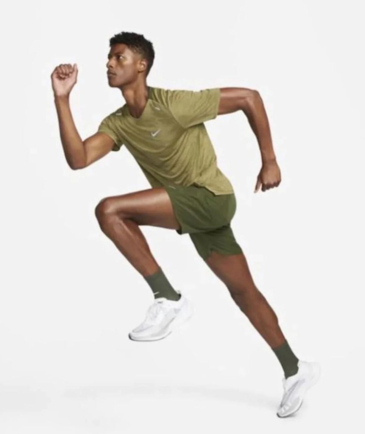 Nike Dri-FIT ADV TechKnit Ultra Running T-shirt Rough Green Spor Tişört