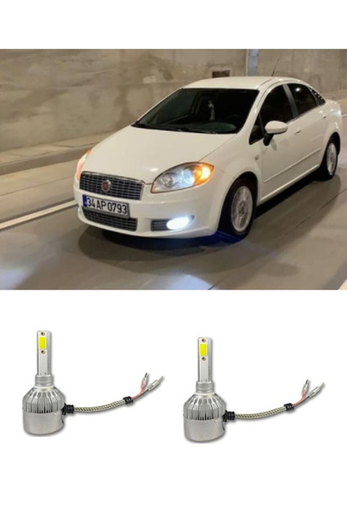 Fiat Linea Led Xenon Sis Farı Ampulü H1