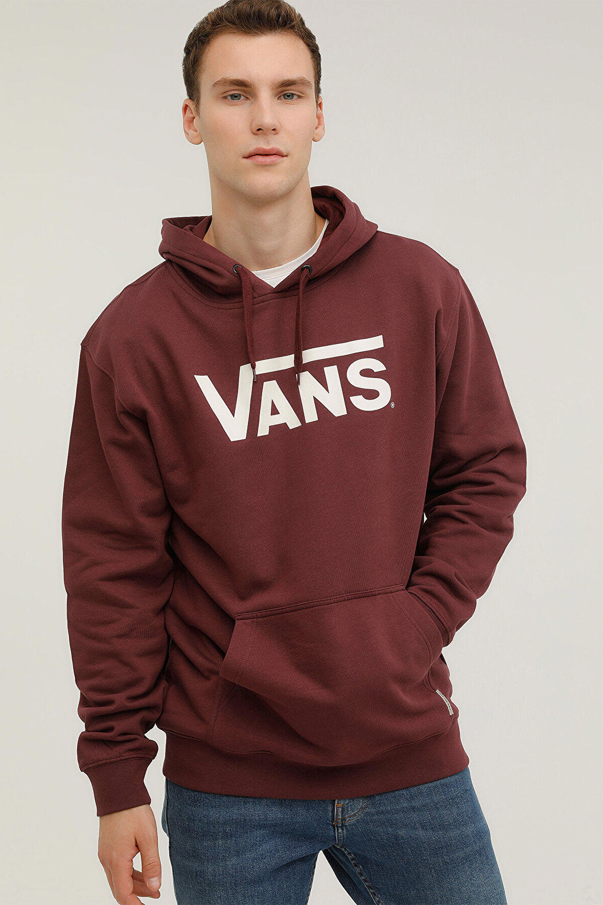 CLASSIC  PO-B Bordo Erkek Sweatshirt