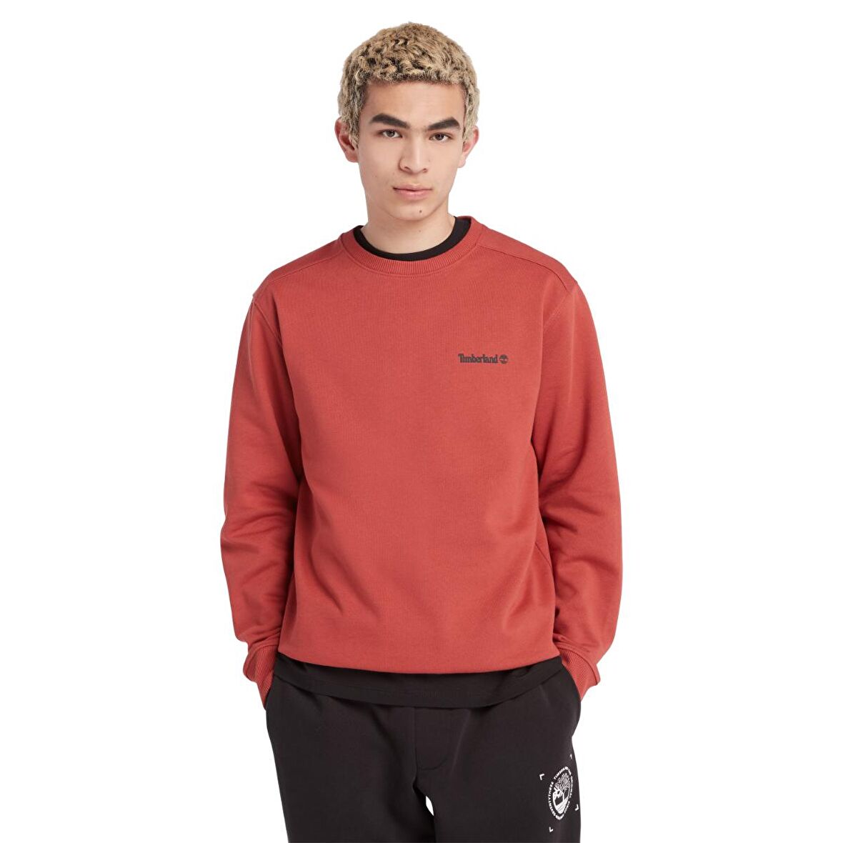 Timberland Erkek Sweatshirt Small Logo Print