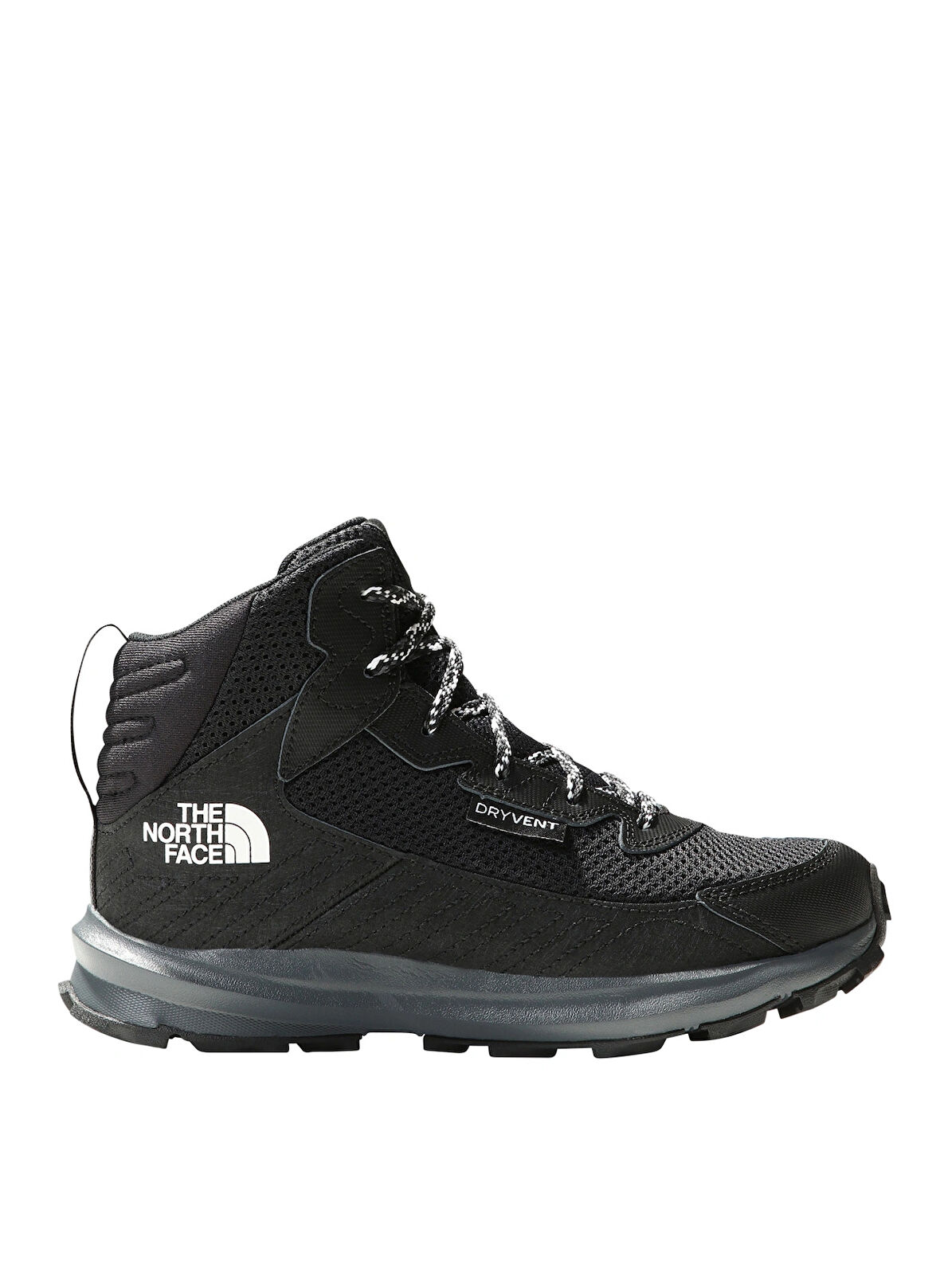 The North Face Siyah Erkek Çocuk Düz Outdoor Bot NF0A7W5VKX71 Y FASTPACK HIKER MID W