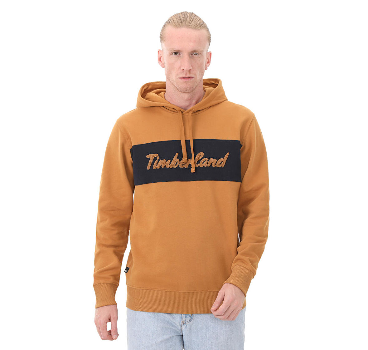 B0A6FKMP471-R Timberland Ls Cursive Hoodie Sweatshirt Regular Erkek Sweatshirt Kahve