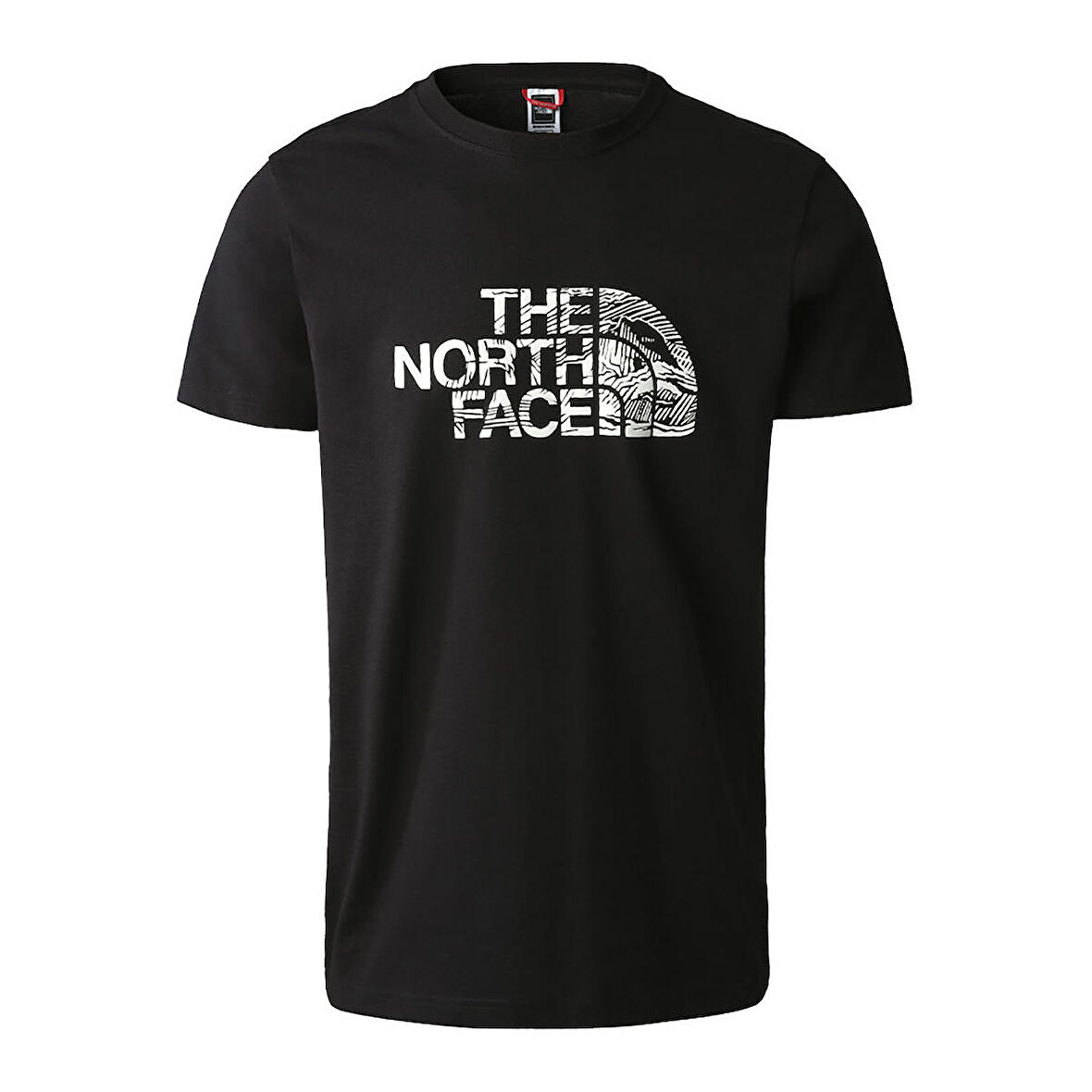 Erkek T-Shirt S/S Woodcut Dome Tee-Eu Nf0A827Hjk31